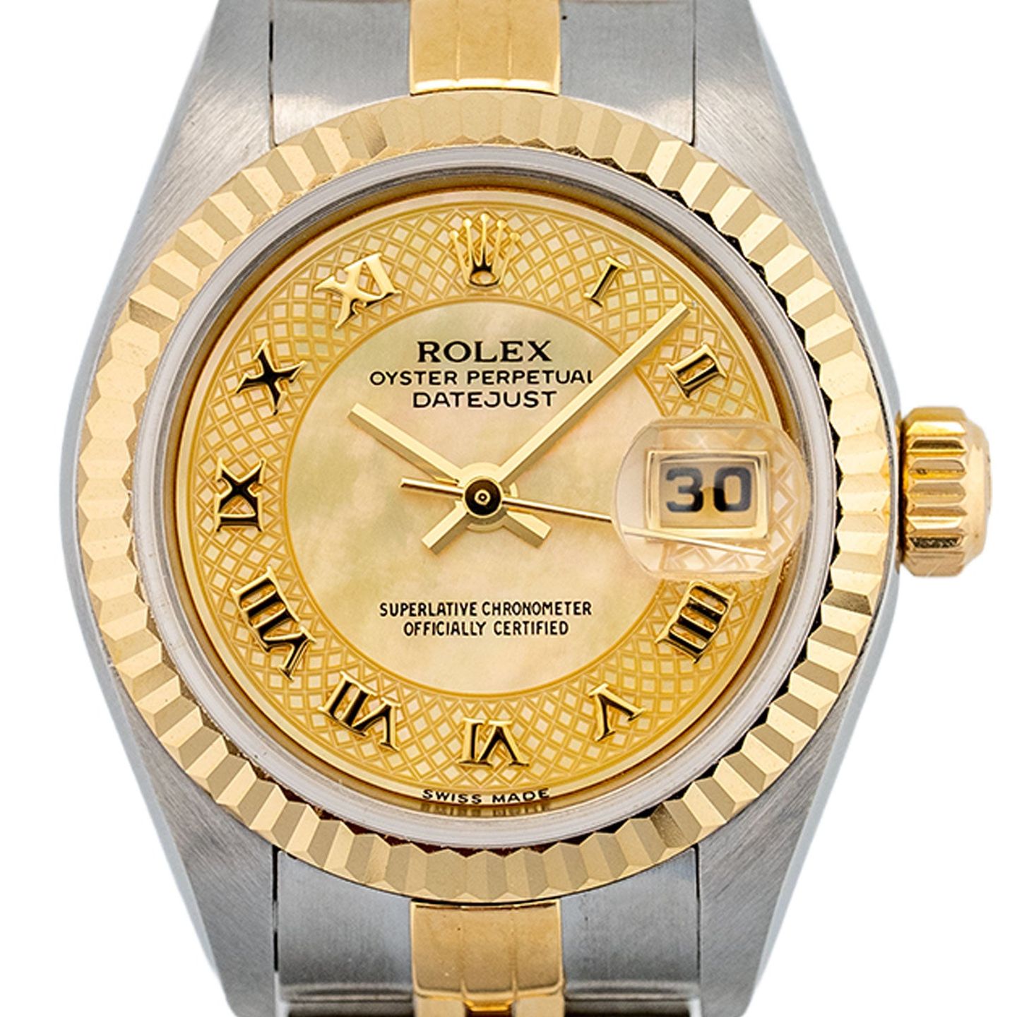 Rolex Lady-Datejust 79179 (1999) - Silver dial 26 mm White Gold case (2/5)
