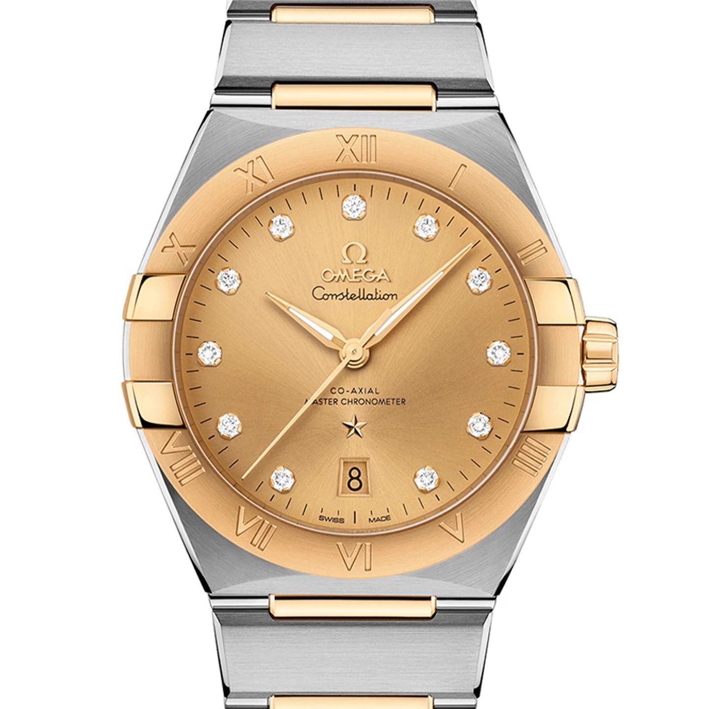 Omega Constellation 131.20.39.20.58.001 (2024) - Champagne dial 39 mm Steel case (2/3)