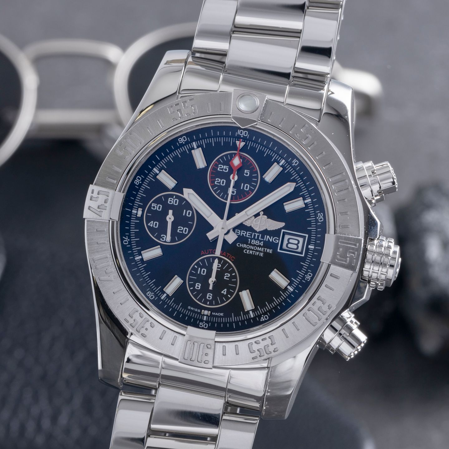 Breitling Avenger II A13381 (Unknown (random serial)) - 43 mm Steel case (3/8)