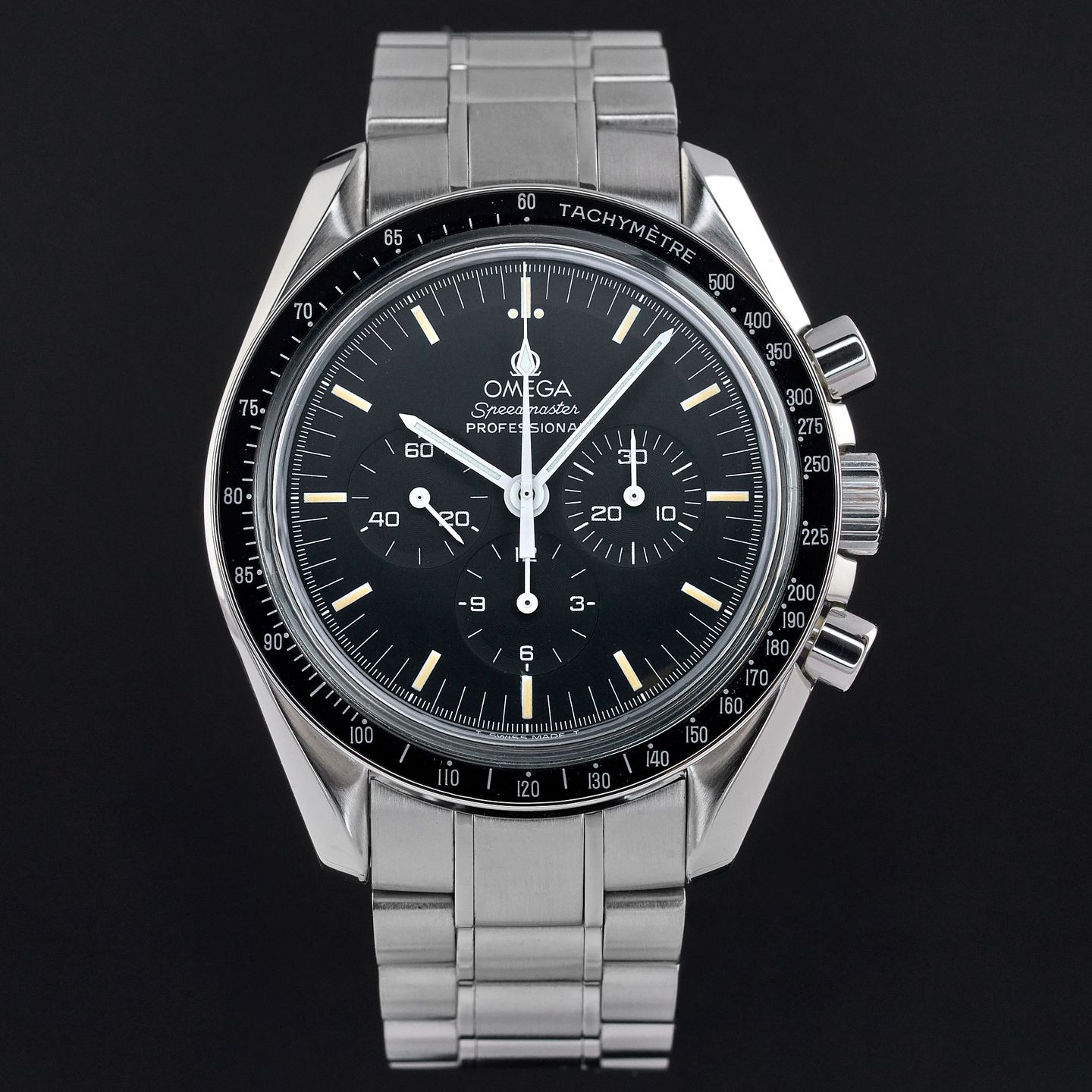 Omega Speedmaster Professional Moonwatch 3592.50 (1998) - Zwart wijzerplaat 42mm Staal (3/7)