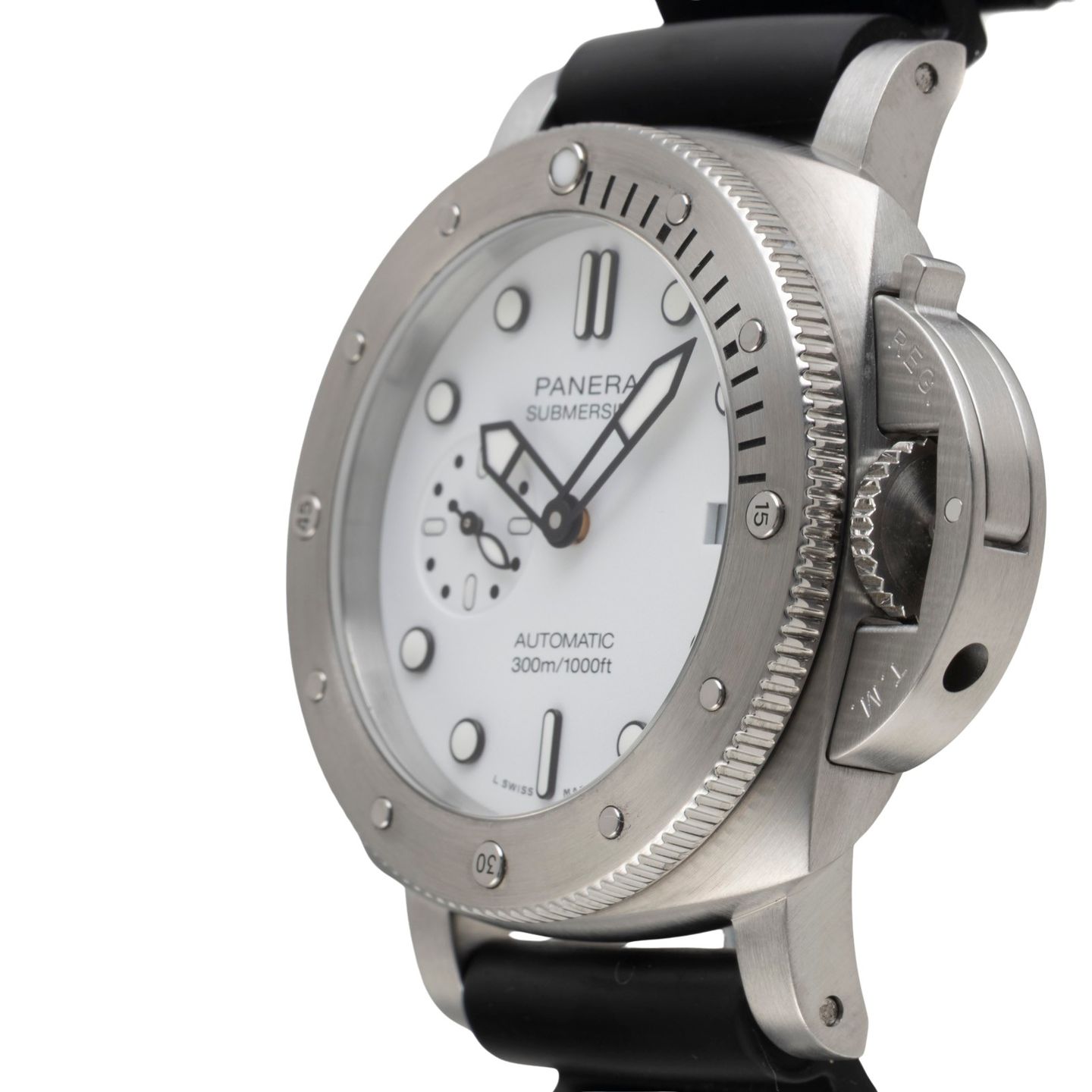 Panerai Luminor Submersible PAM01223 (Unknown (random serial)) - White dial 42 mm Steel case (6/8)