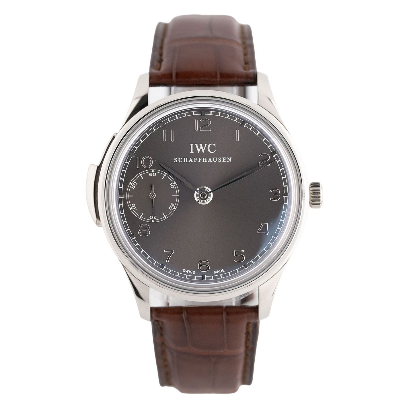 IWC Portuguese Minute Repeater IW524205 (2023) - Grey dial 43 mm White Gold case (1/8)