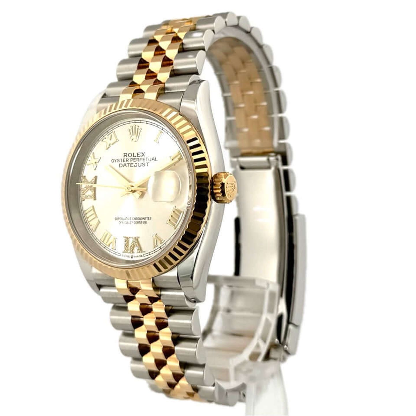 Rolex Datejust 36 126233 (2020) - Zilver wijzerplaat 36mm Staal (2/7)