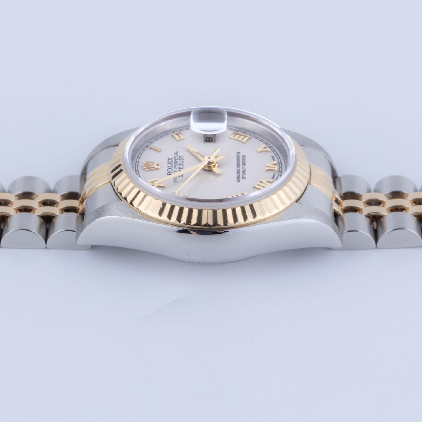 Rolex Lady-Datejust 79173 (2000) - White dial 26 mm Gold/Steel case (6/8)