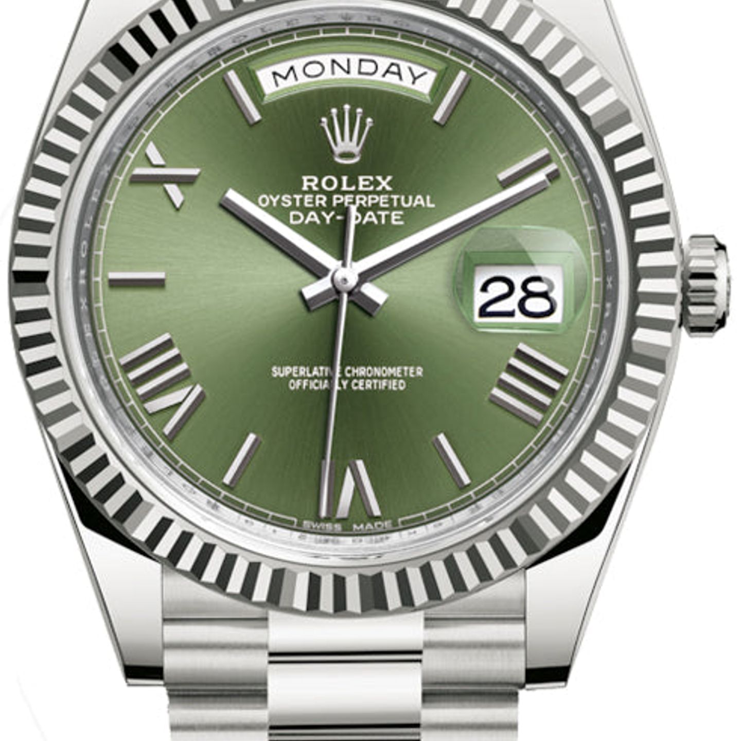 Rolex Day-Date 40 228239 (2025) - Green dial 40 mm White Gold case (1/1)