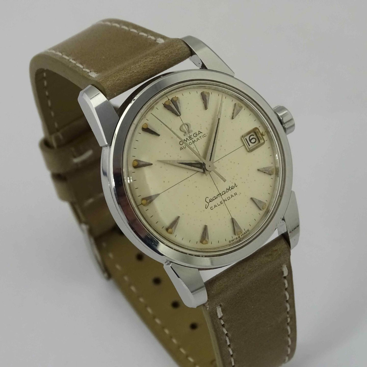 Omega Seamaster 2849 (1958) - Silver dial 34 mm Steel case (8/8)