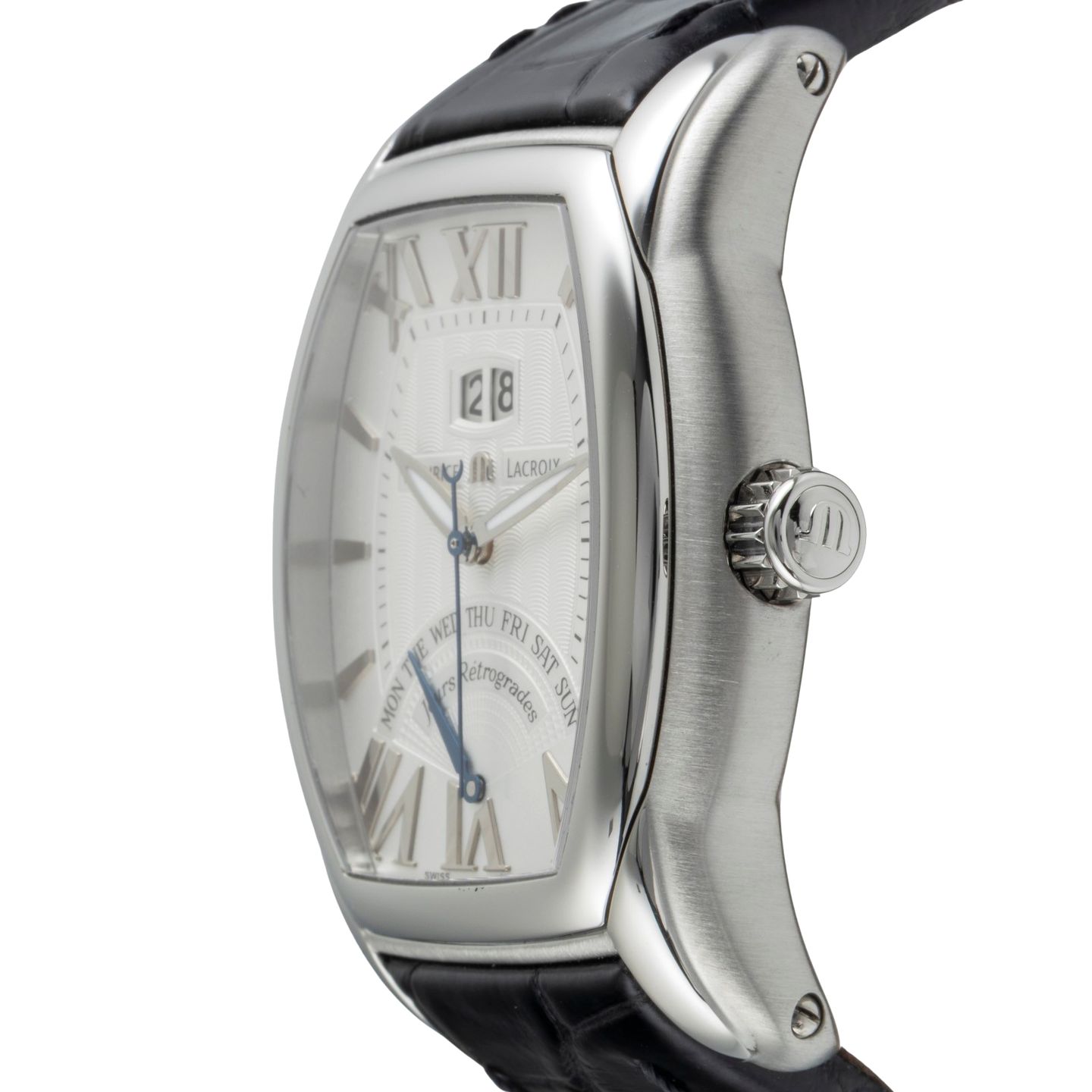Maurice Lacroix Masterpiece MP6119-SS001-11E (Unknown (random serial)) - Silver dial 39 mm Steel case (6/8)