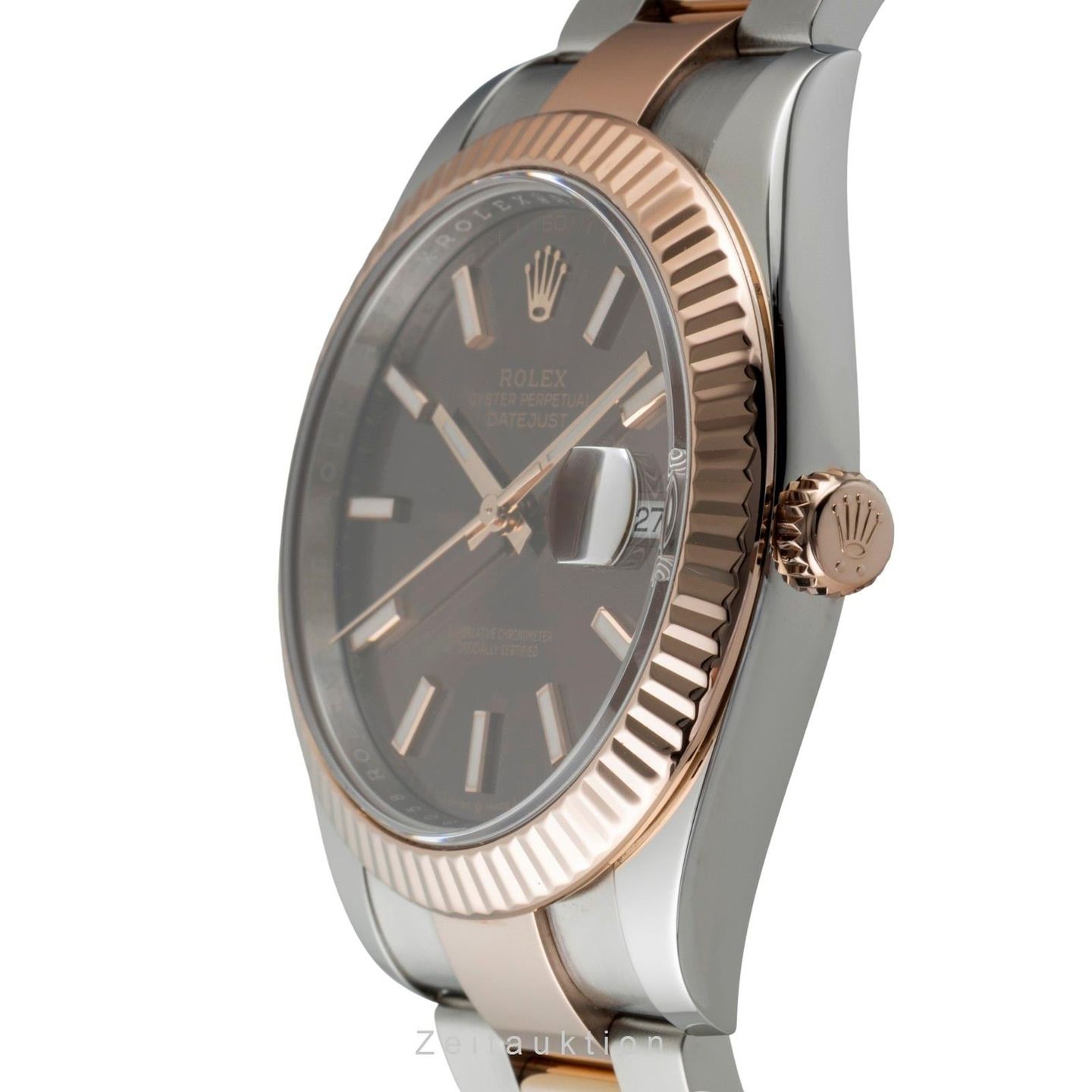 Rolex Datejust 41 126331 (Unknown (random serial)) - Brown dial 41 mm Gold/Steel case (5/8)