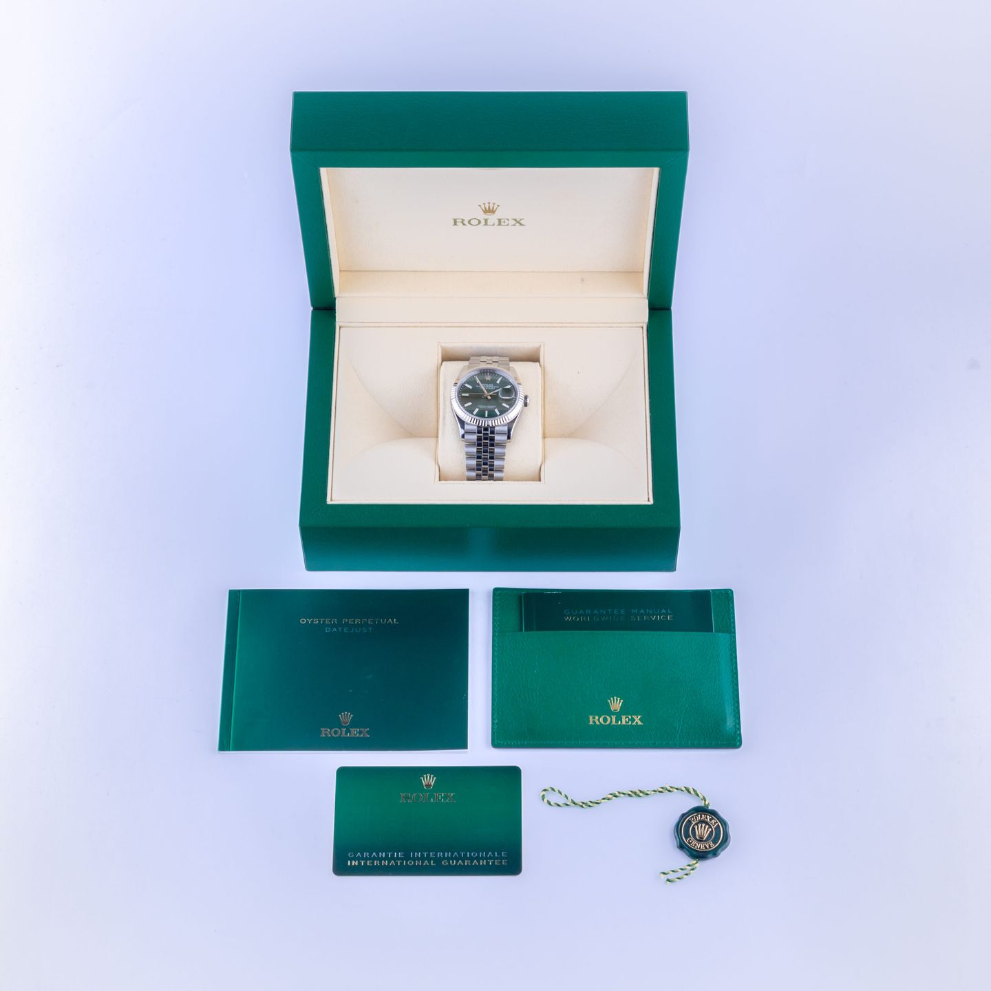 Rolex Datejust 36 126234 (2021) - Green dial 36 mm Steel case (8/8)
