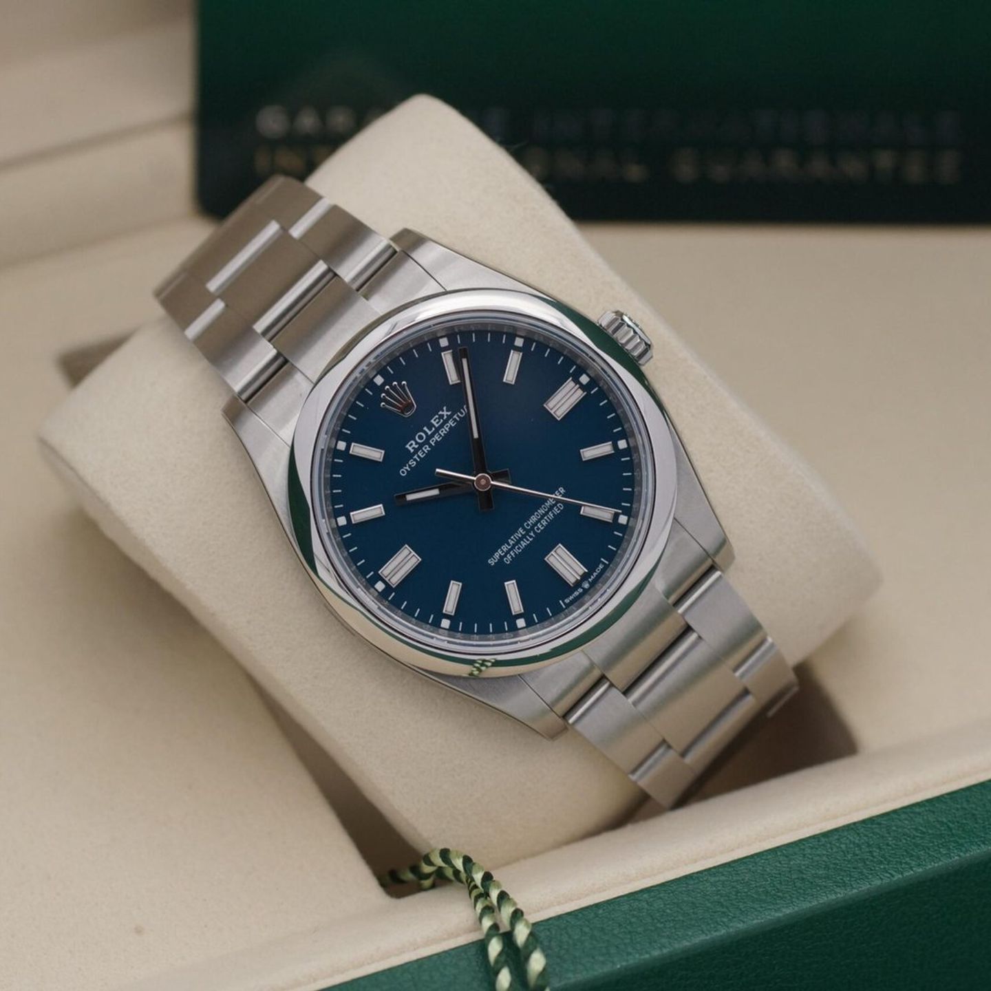 Rolex Oyster Perpetual 36 126000 (2025) - Blue dial 36 mm Steel case (1/8)