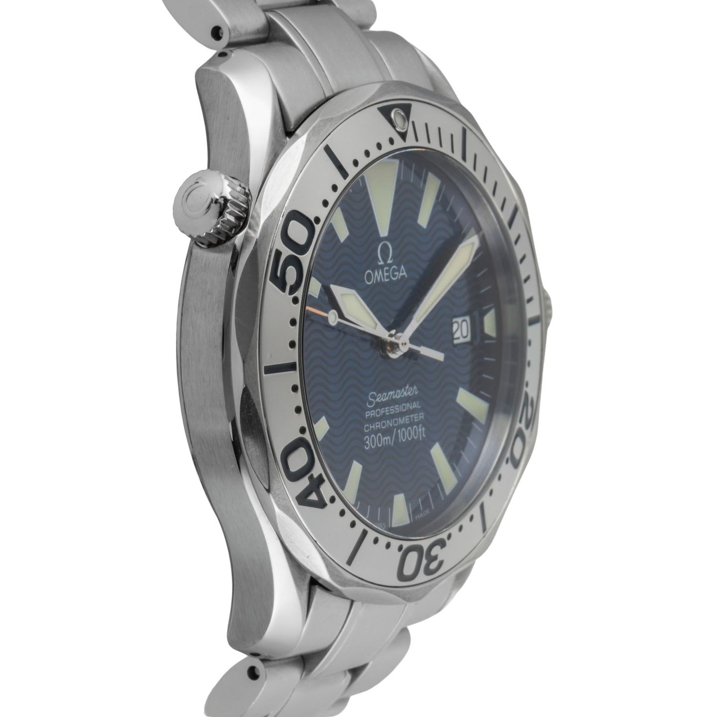 Omega Seamaster Diver 300 M 2255.80.00 (2013) - Blue dial 41 mm Steel case (7/8)