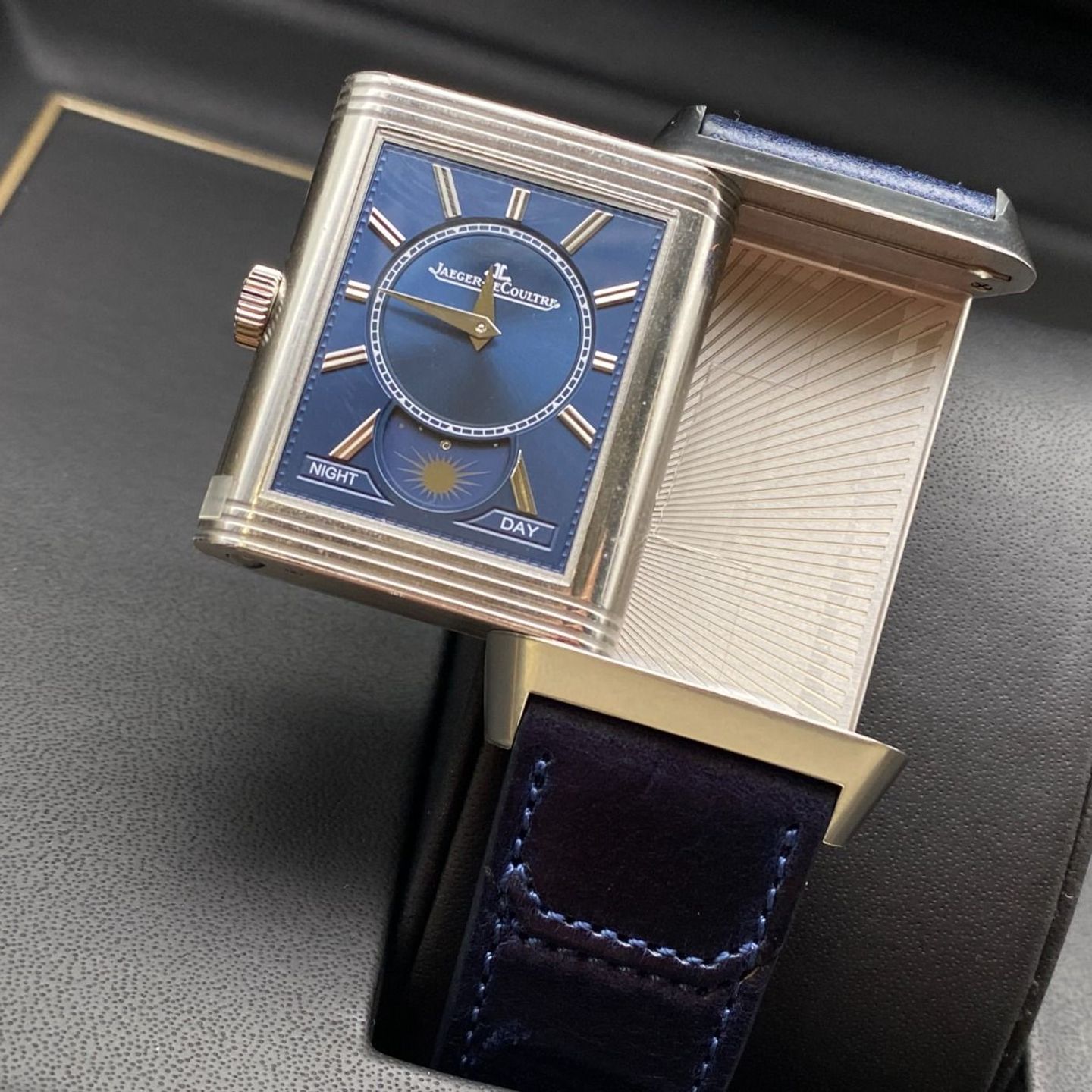 Jaeger-LeCoultre Reverso Duoface Q3918420 (2023) - Blue dial 49 mm Steel case (7/8)