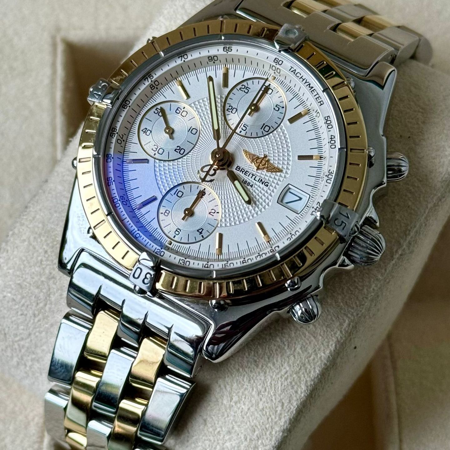 Breitling Chronomat D13050 (1996) - Pearl dial Unknown Steel case (3/7)