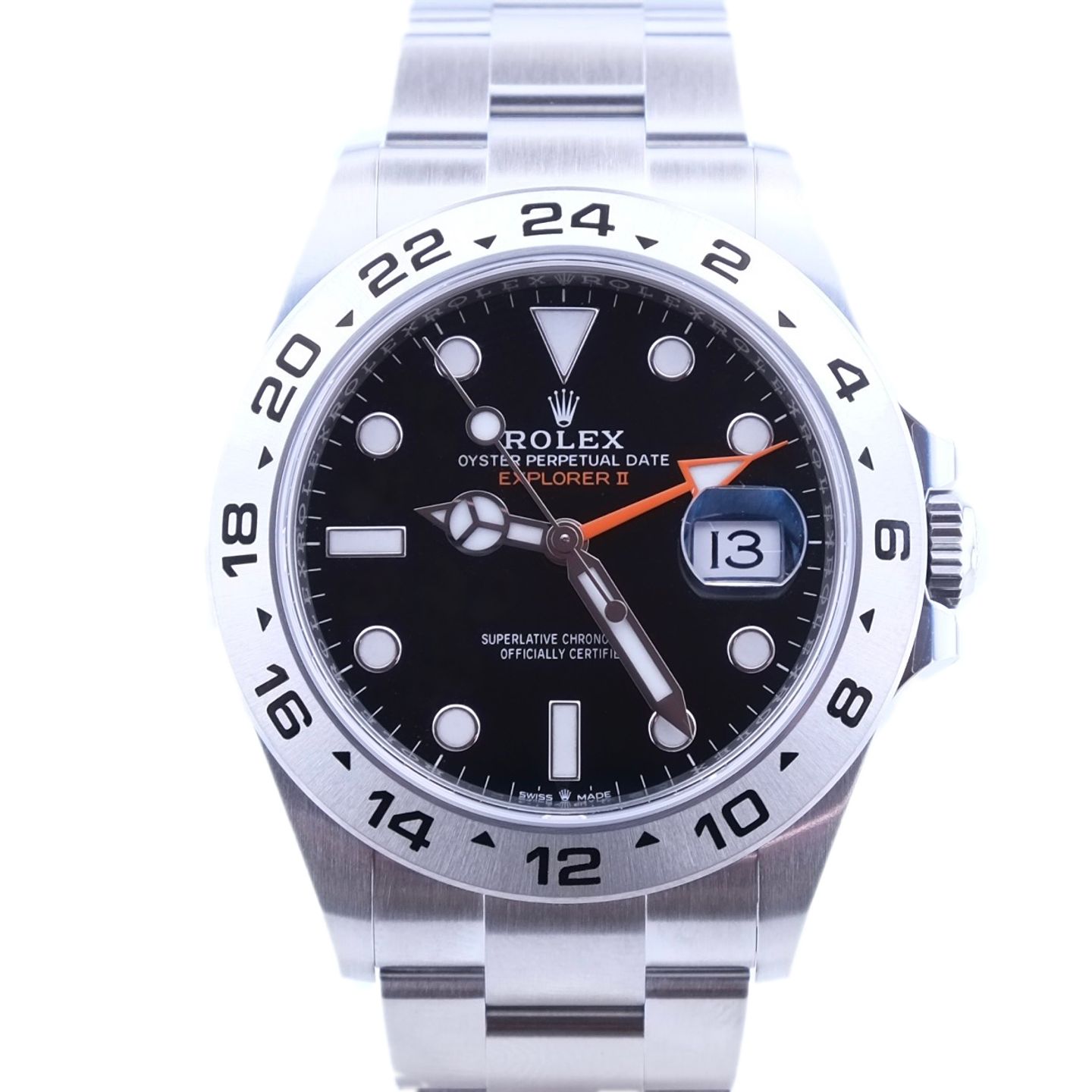 Rolex Explorer II 226570 (2023) - Zwart wijzerplaat 42mm Staal (1/6)