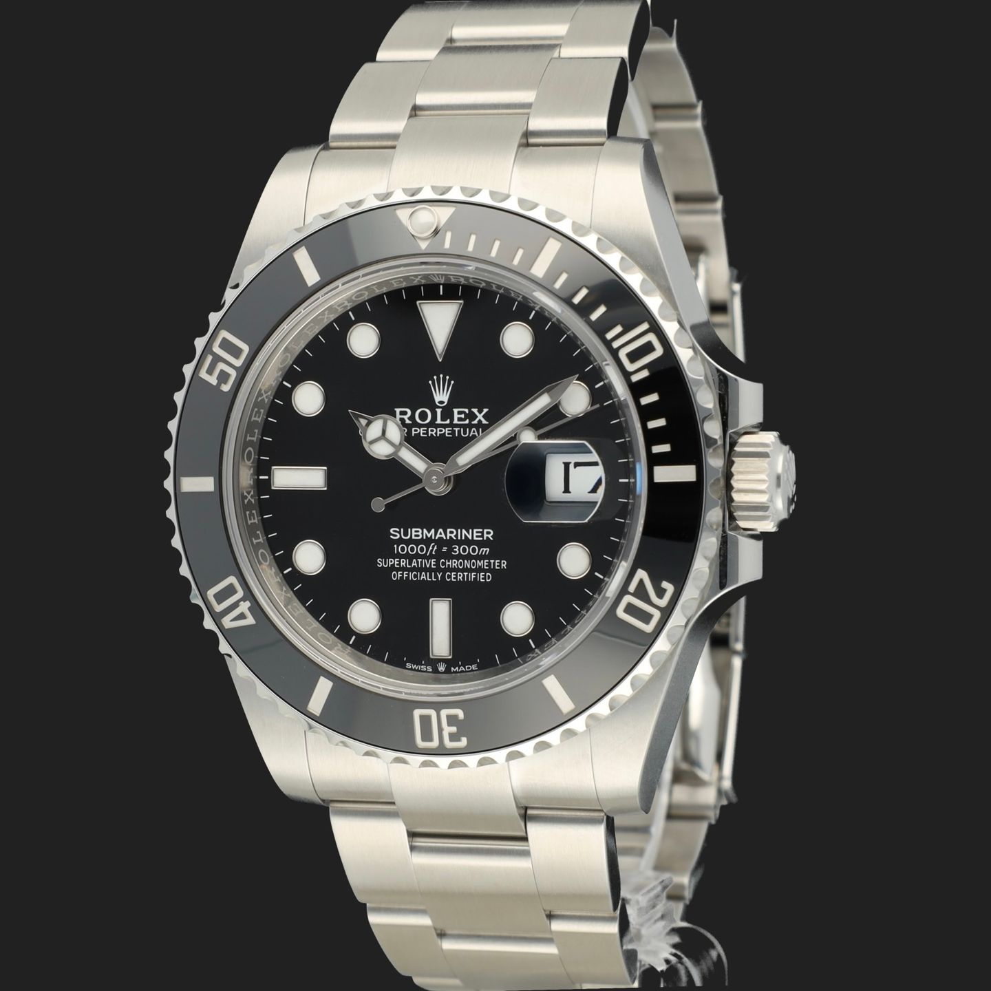 Rolex Submariner Date 126610LN (2024) - Zwart wijzerplaat 41mm Staal (1/8)