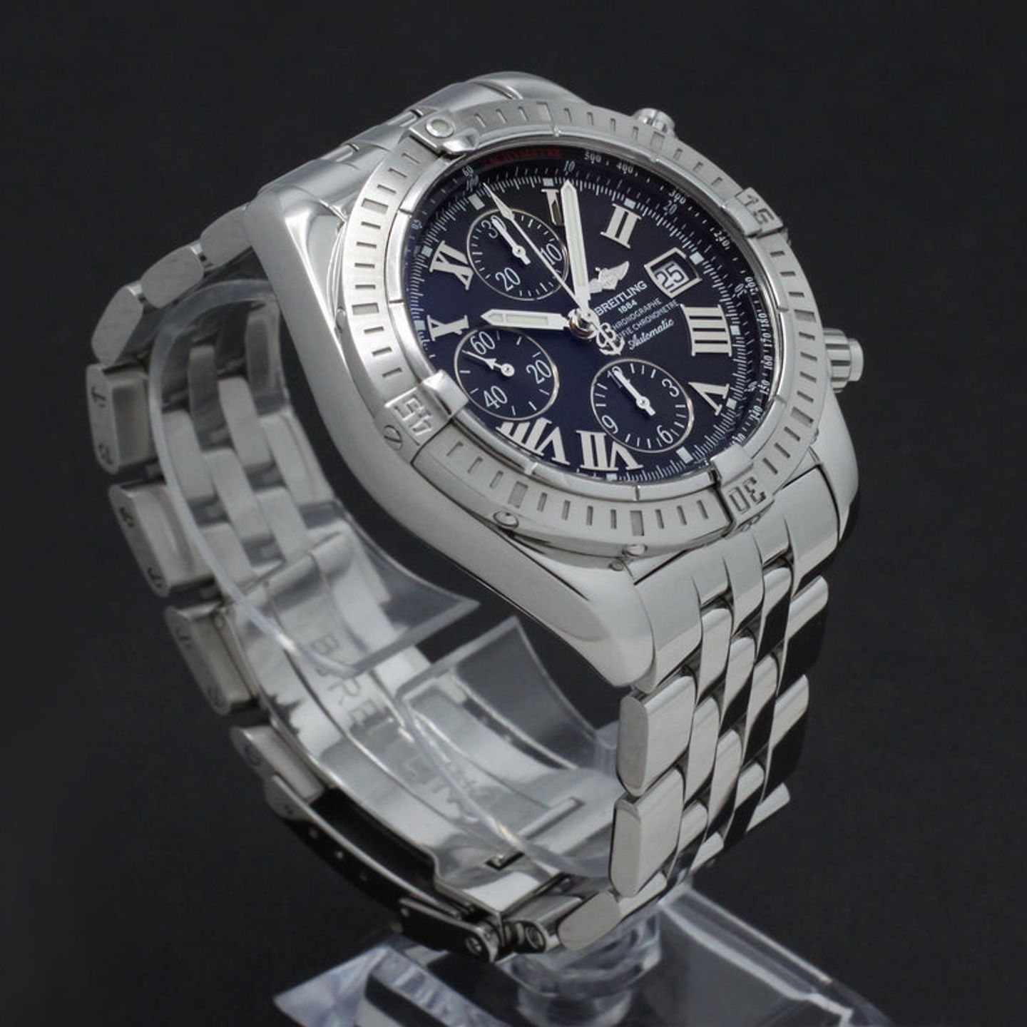 Breitling Crosswind Racing A13355 (2010) - Zwart wijzerplaat 43mm Staal (6/7)