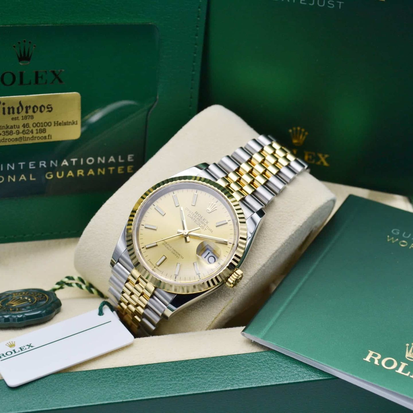 Rolex Datejust 36 126233 (2021) - 36mm Goud/Staal (7/7)