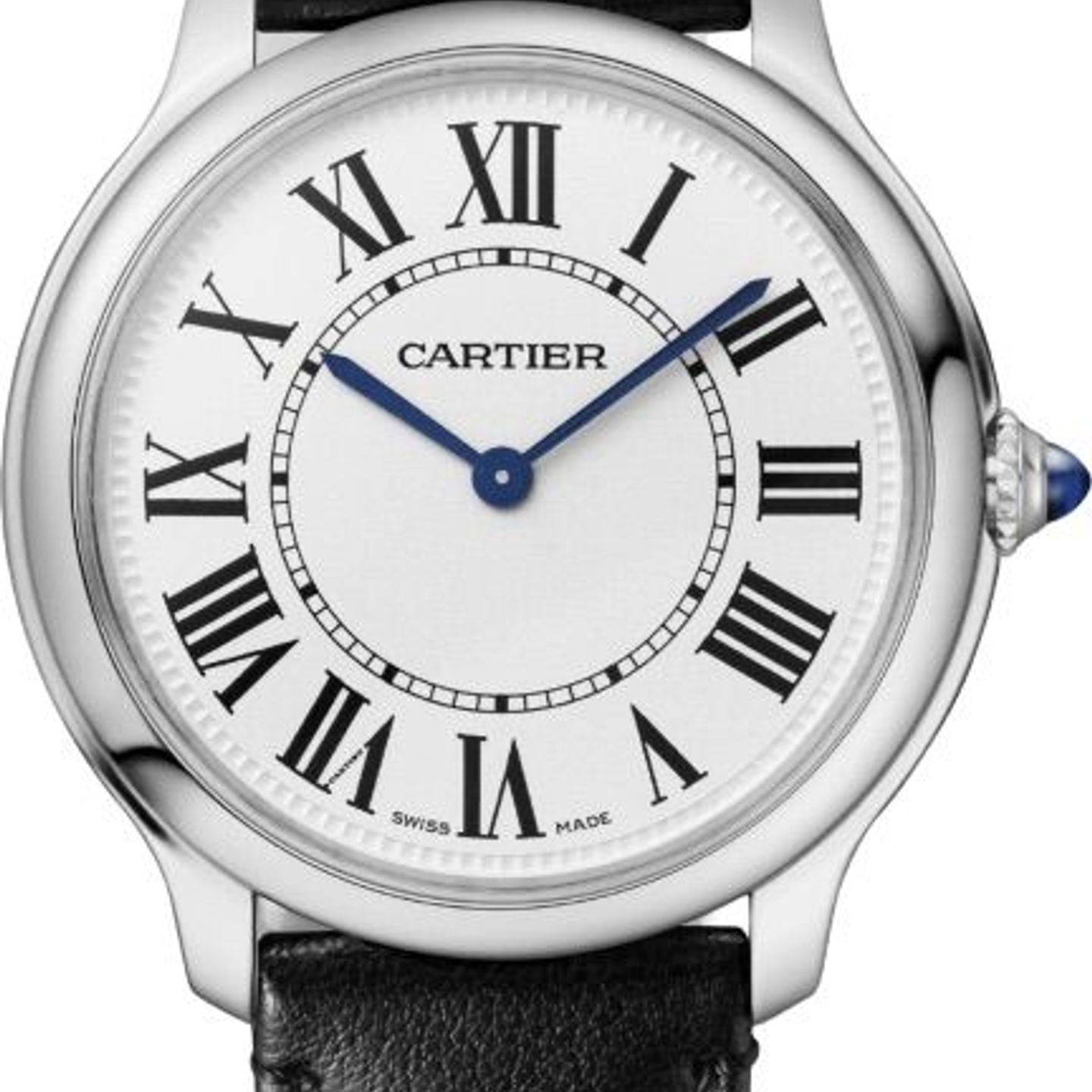 Cartier Ronde Croisière de Cartier WSRN0031 (2024) - Wit wijzerplaat 36mm Staal (1/8)