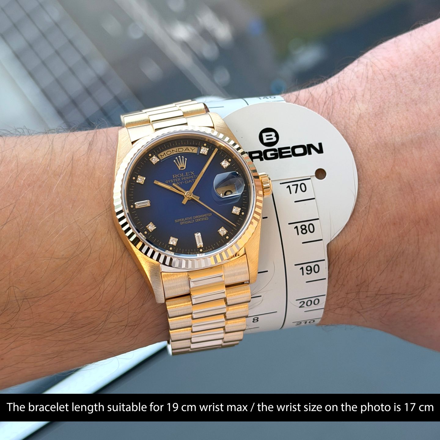 Rolex Day-Date 36 18238 (1994) - 36 mm Yellow Gold case (2/7)