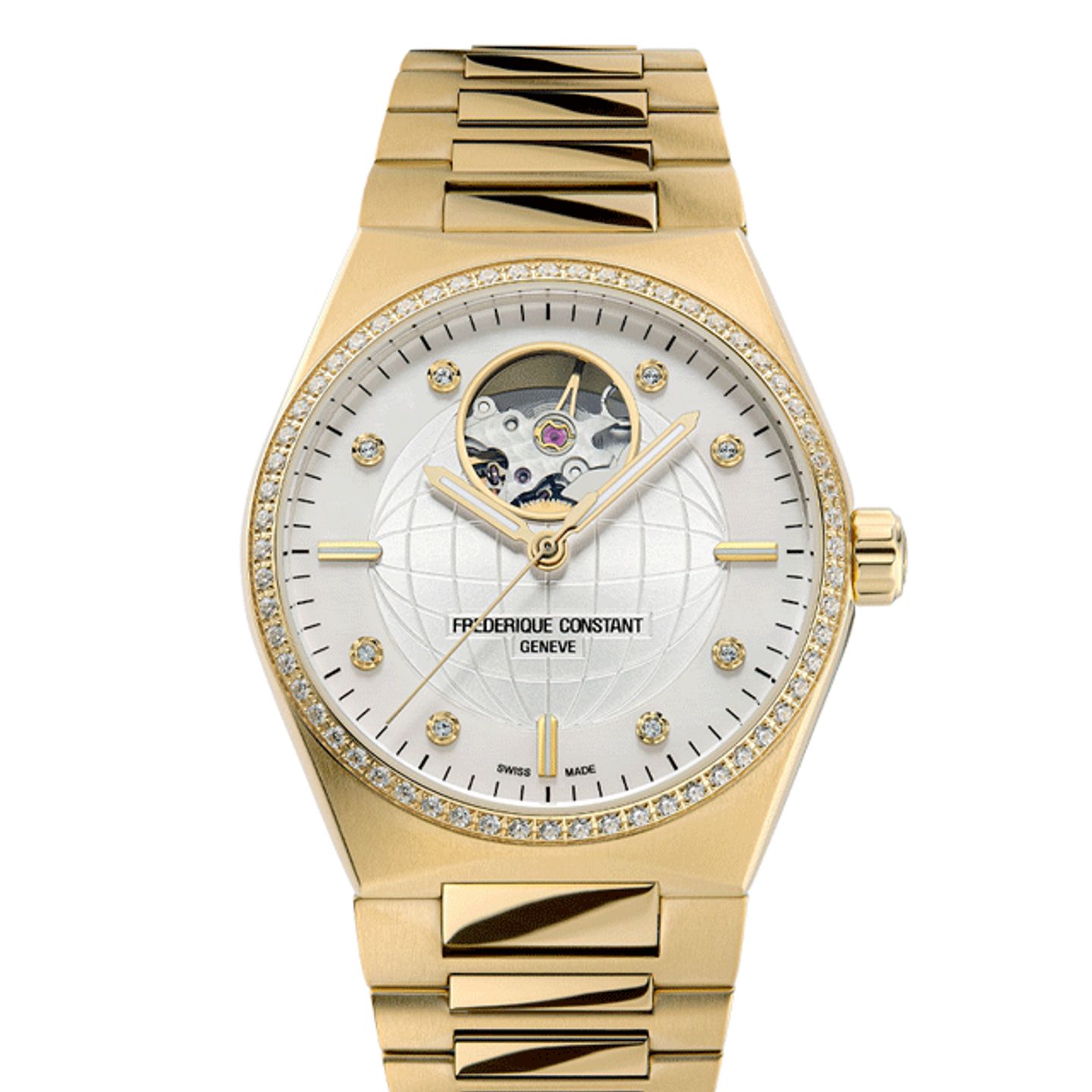 Frederique Constant Highlife FC-310MPWD2NHD5B (Unknown (random serial)) - Silver dial 34 mm Steel case (7/7)