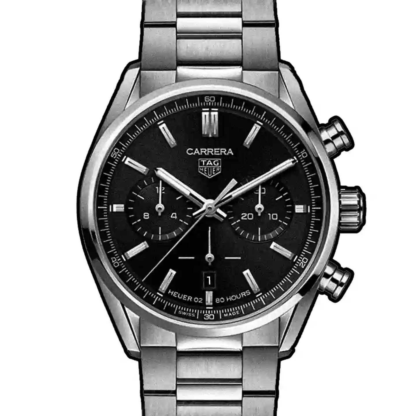 TAG Heuer Carrera CBN2010.BA0642 (2025) - Black dial 42 mm Steel case (2/3)