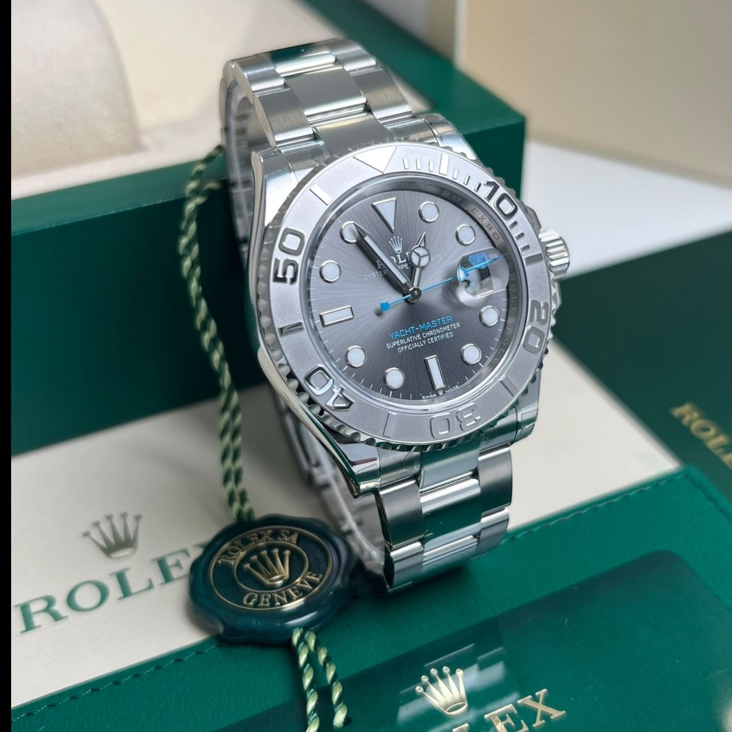 Rolex Yacht-Master 40 126622 (2024) - Grijs wijzerplaat 40mm Staal (4/5)