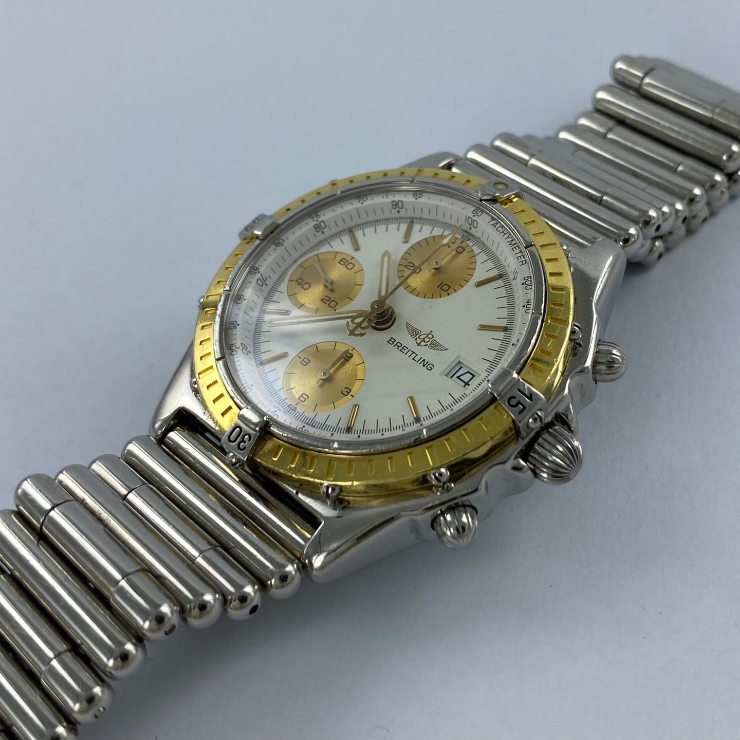 Breitling Chronomat D13050 (Onbekend (willekeurig serienummer)) - Wit wijzerplaat Onbekend Staal (5/8)