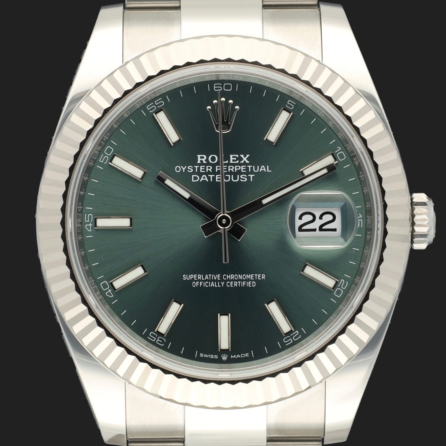 Rolex Datejust 41 126334 (2024) - Green dial 41 mm Steel case (2/6)