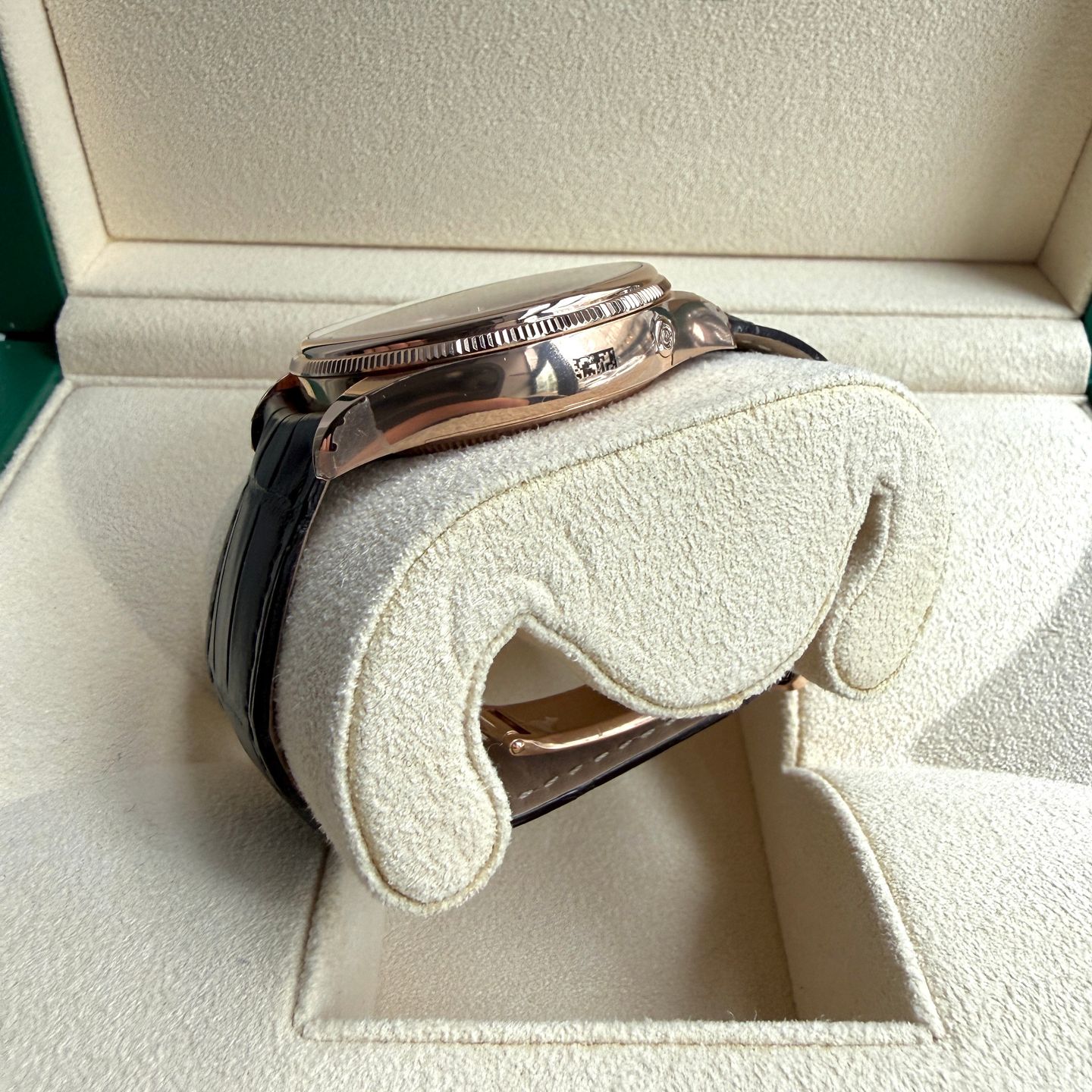 Rolex Cellini Moonphase 50535 (2023) - Wit wijzerplaat 39mm Roségoud (7/7)