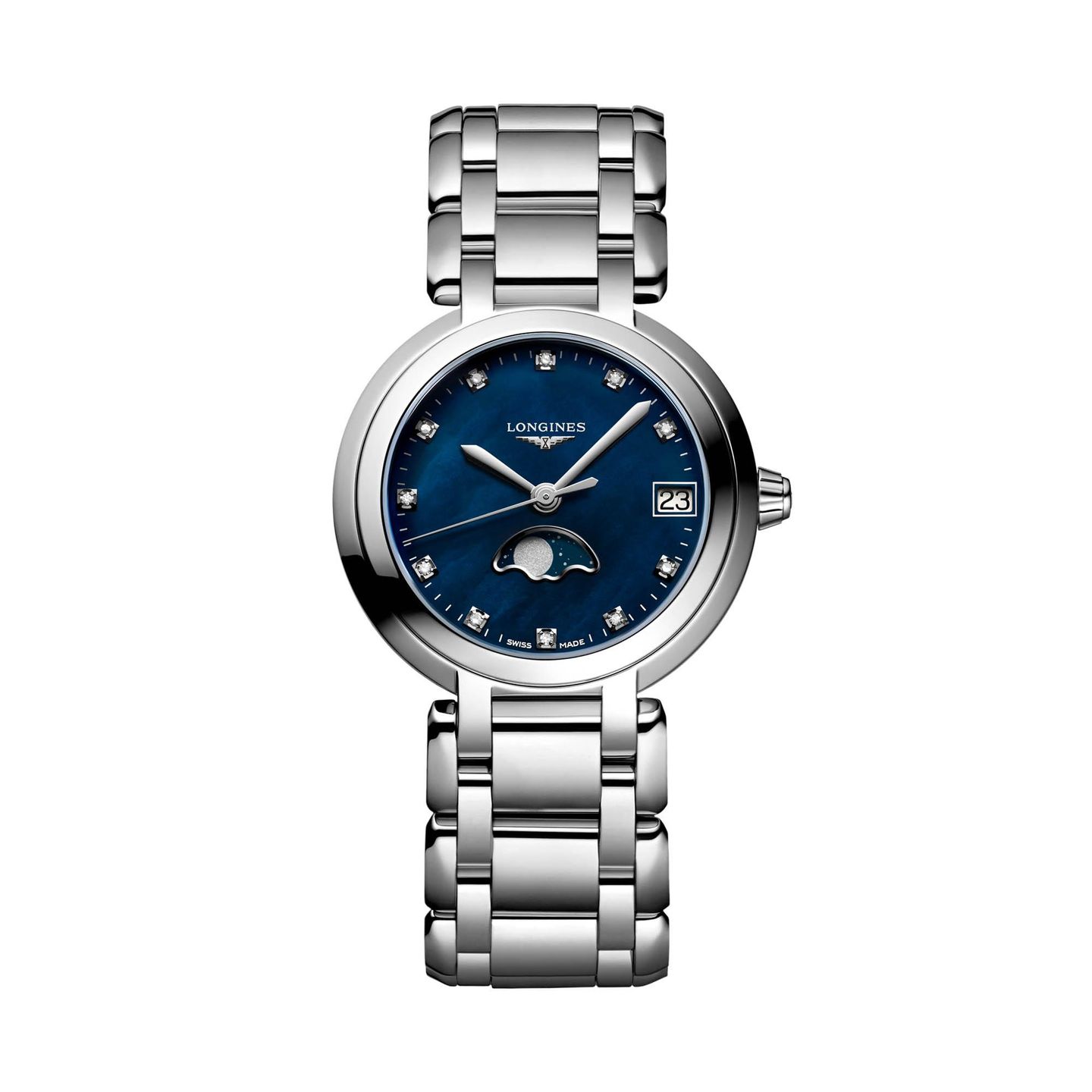 Longines PrimaLuna L8.115.4.98.6 (2024) - Blauw wijzerplaat 31mm Staal (1/1)