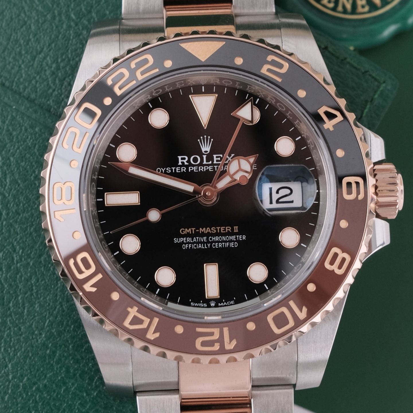 Rolex GMT-Master II 126711CHNR (2021) - Zwart wijzerplaat 40mm Goud/Staal (4/8)
