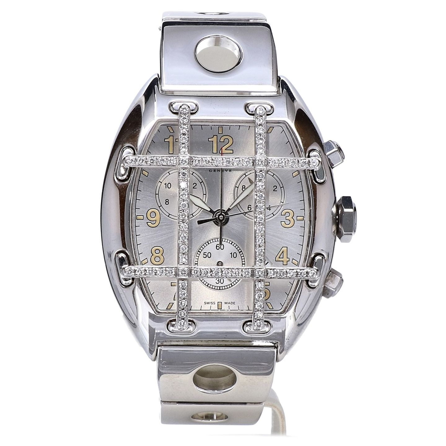 Van Der Bauwede Magnum Unknown (2002) - Silver dial 34 mm Silver case (4/8)