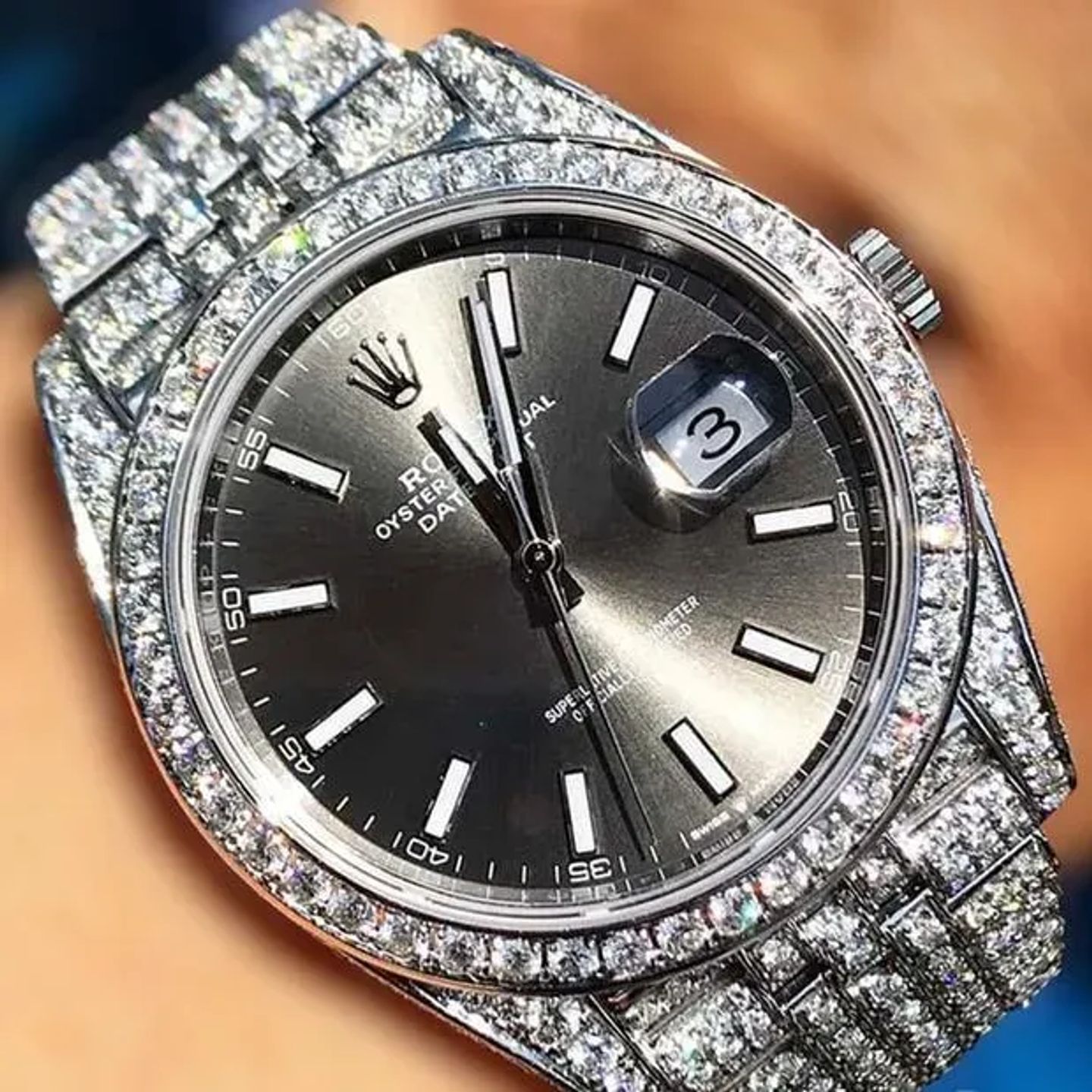 Rolex Datejust 41 126300 (2023) - Zwart wijzerplaat 41mm Staal (6/6)