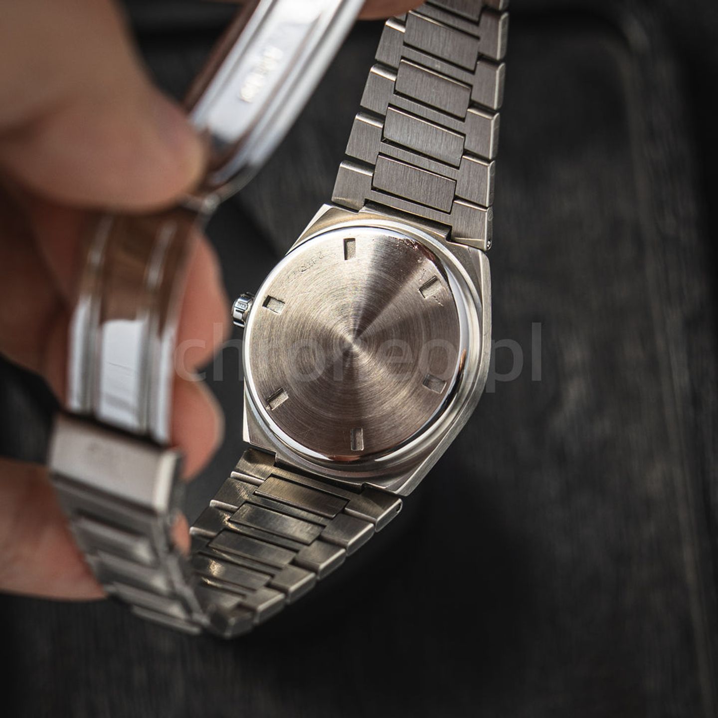 IWC Ingenieur Automatic IW3506 (Unknown (random serial)) - Black dial 34 mm Steel case (5/8)