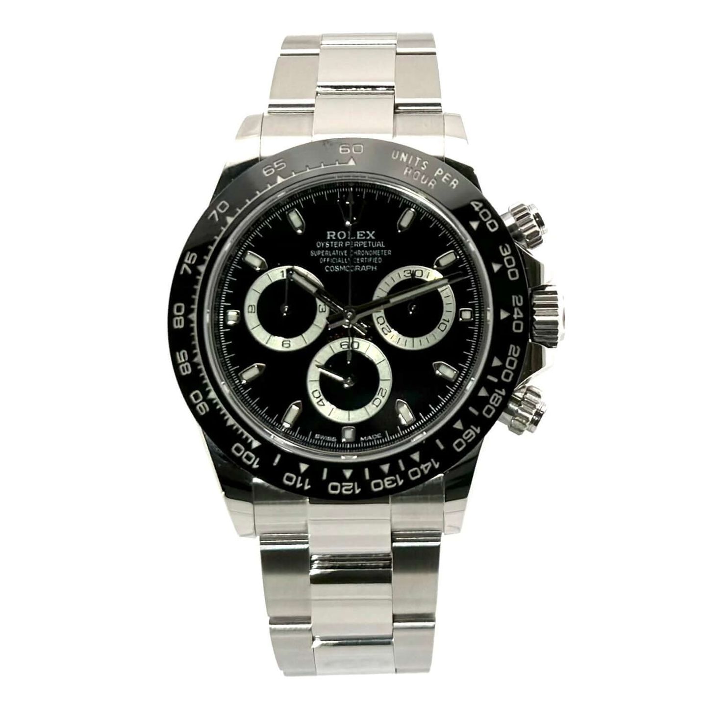 Rolex Daytona 116500LN (2019) - Zwart wijzerplaat 40mm Staal (1/7)