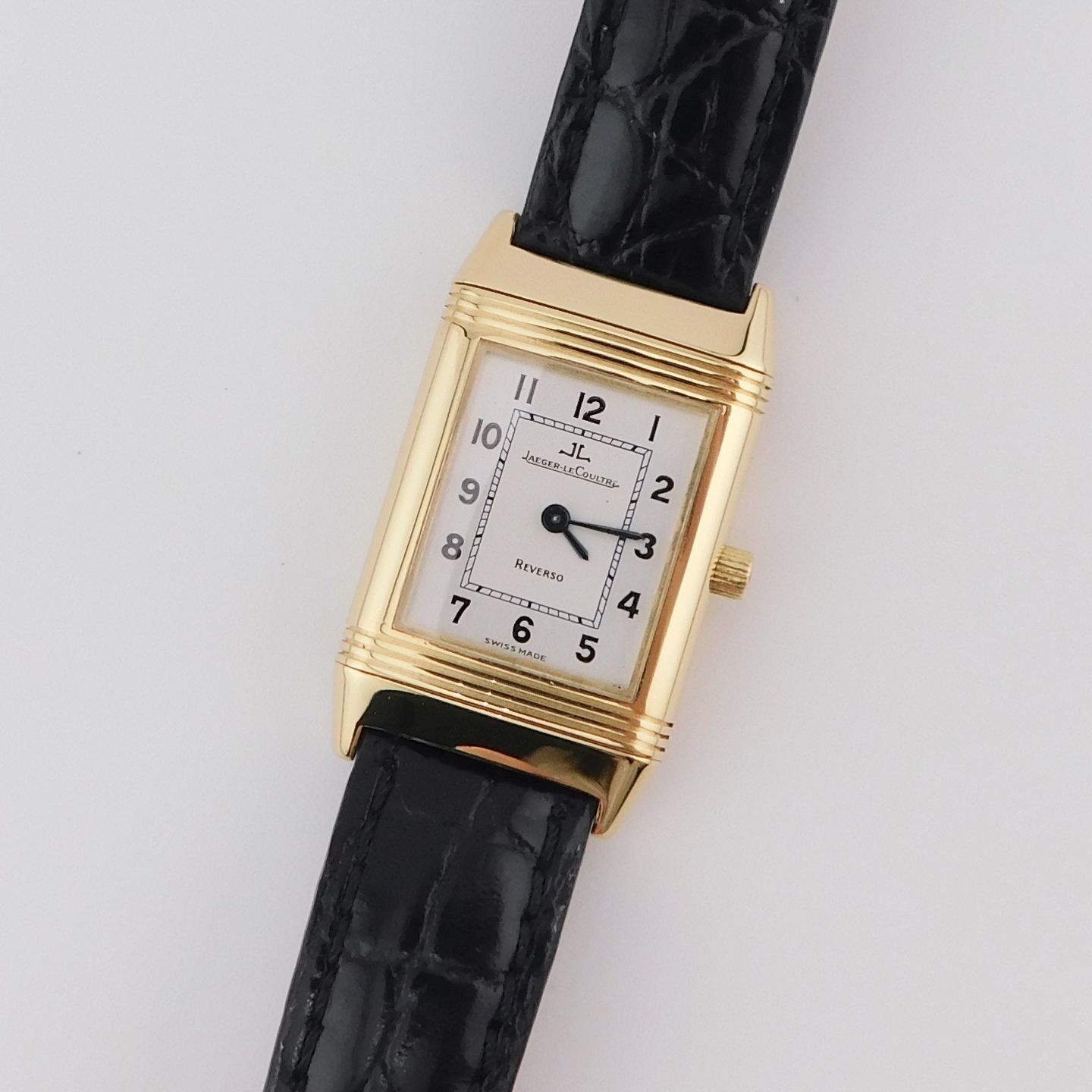 Jaeger-LeCoultre Reverso 260.1.86 (2000) - Zilver wijzerplaat 33mm Geelgoud (1/4)