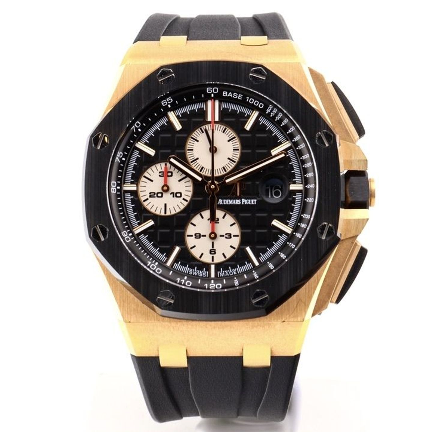 Audemars Piguet Royal Oak Offshore 26401RO.OO.A002CA.01 (2016) - Zwart wijzerplaat 44mm Roségoud (1/1)