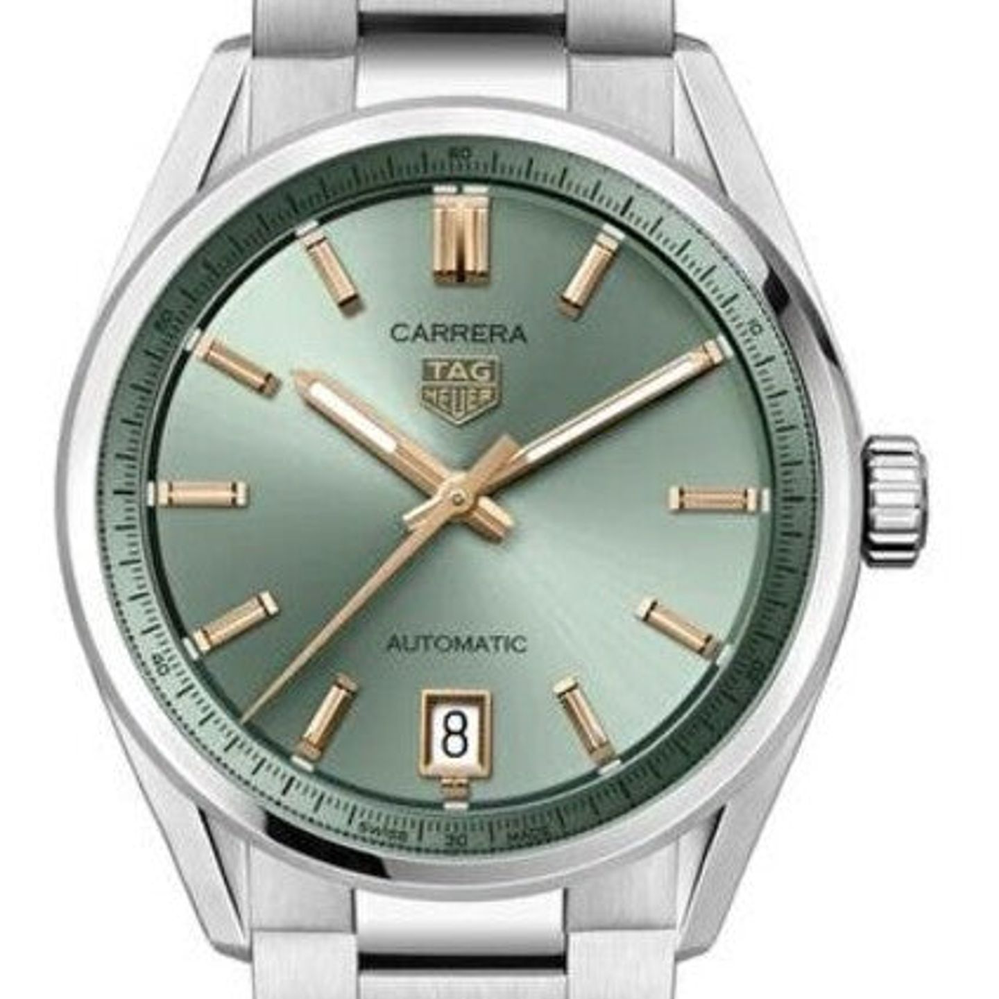 TAG Heuer Carrera Lady WBN2312.BA0001 (2026) - Groen wijzerplaat 36mm Staal (1/1)