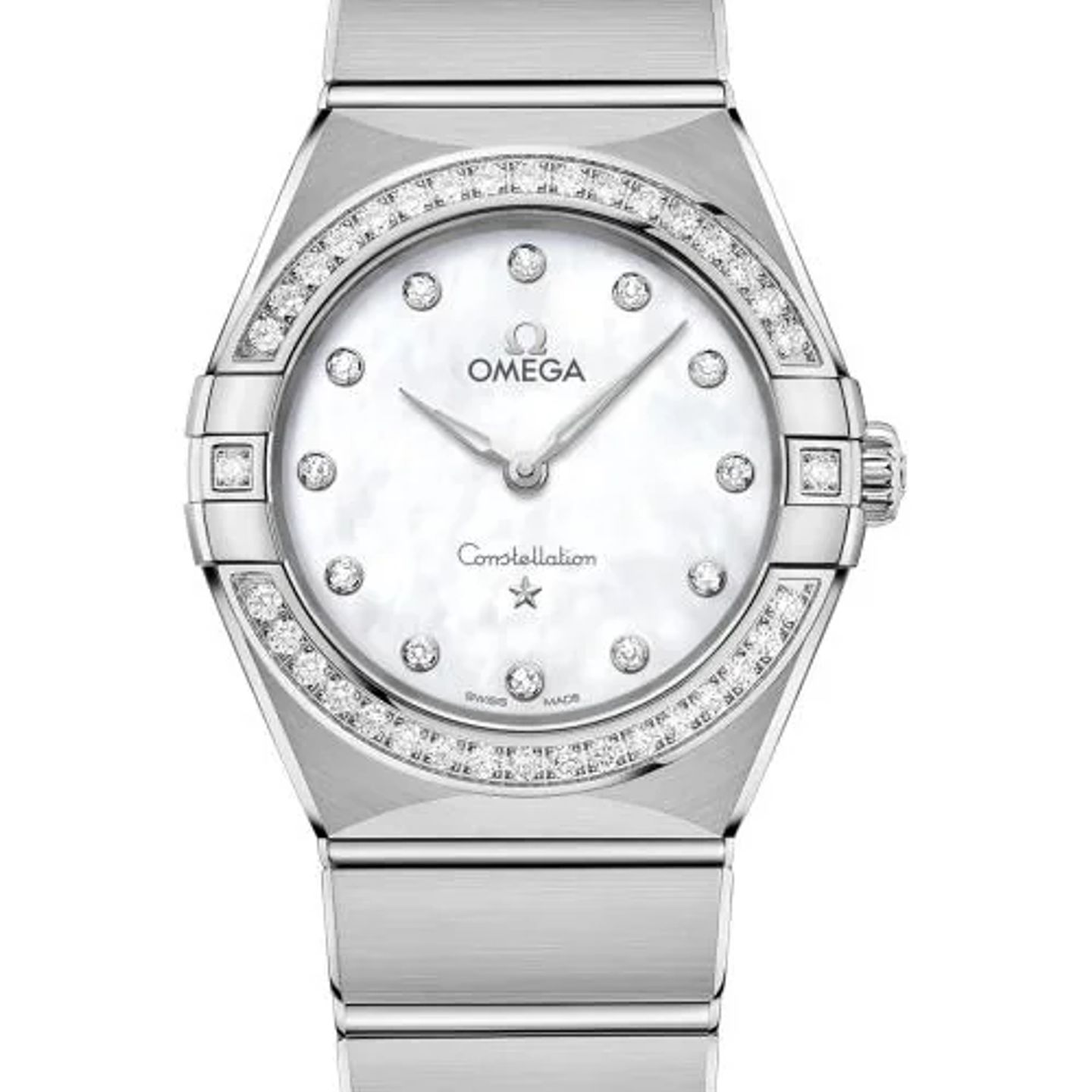 Omega Constellation Quartz 131.15.28.60.55.001 (2026) - Parelmoer wijzerplaat 28mm Staal (1/1)