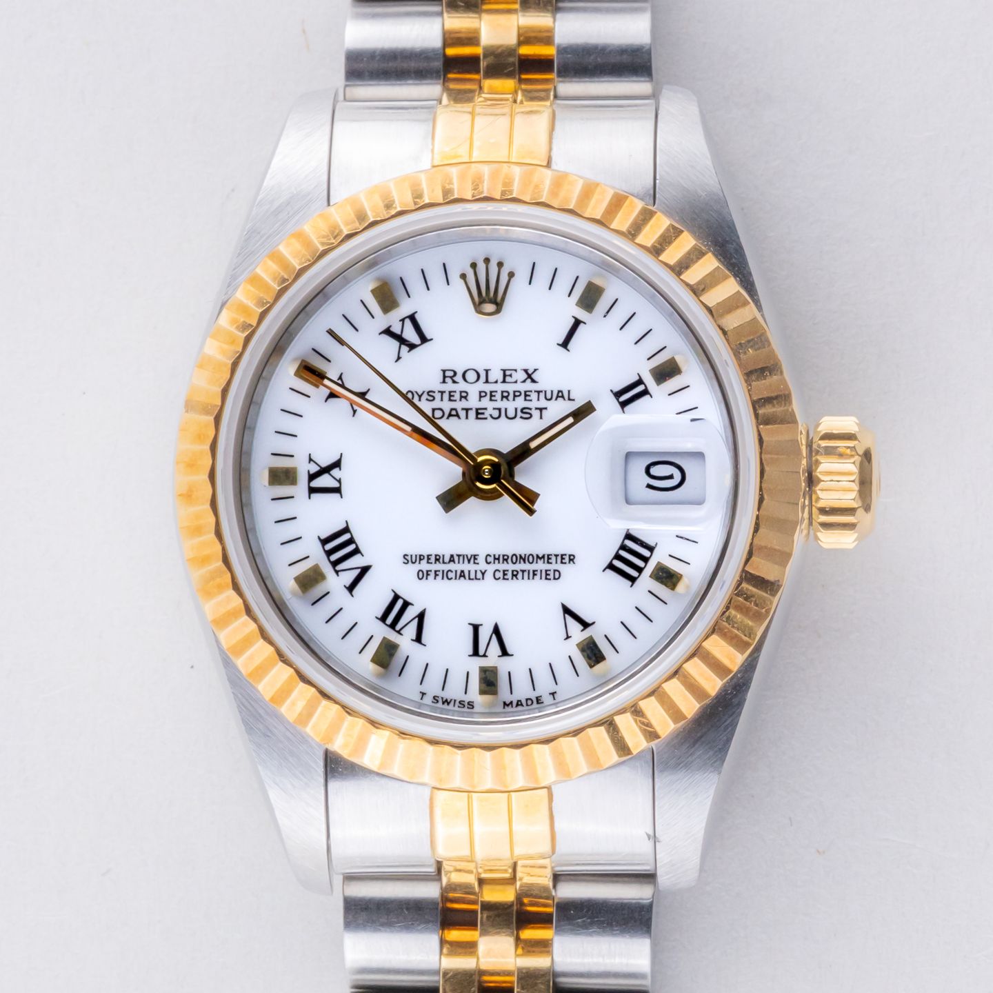 Rolex Lady-Datejust 69173 (1989) - 26mm Goud/Staal (3/8)