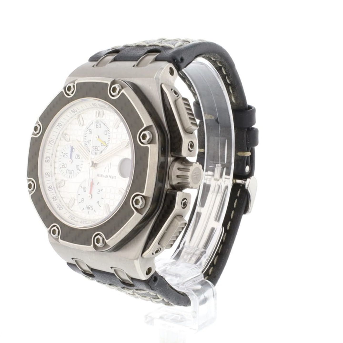 Audemars Piguet Royal Oak Offshore Chronograph 26030IO.OO.D001IN.01 (2005) - Silver dial 42 mm Titanium case (2/6)