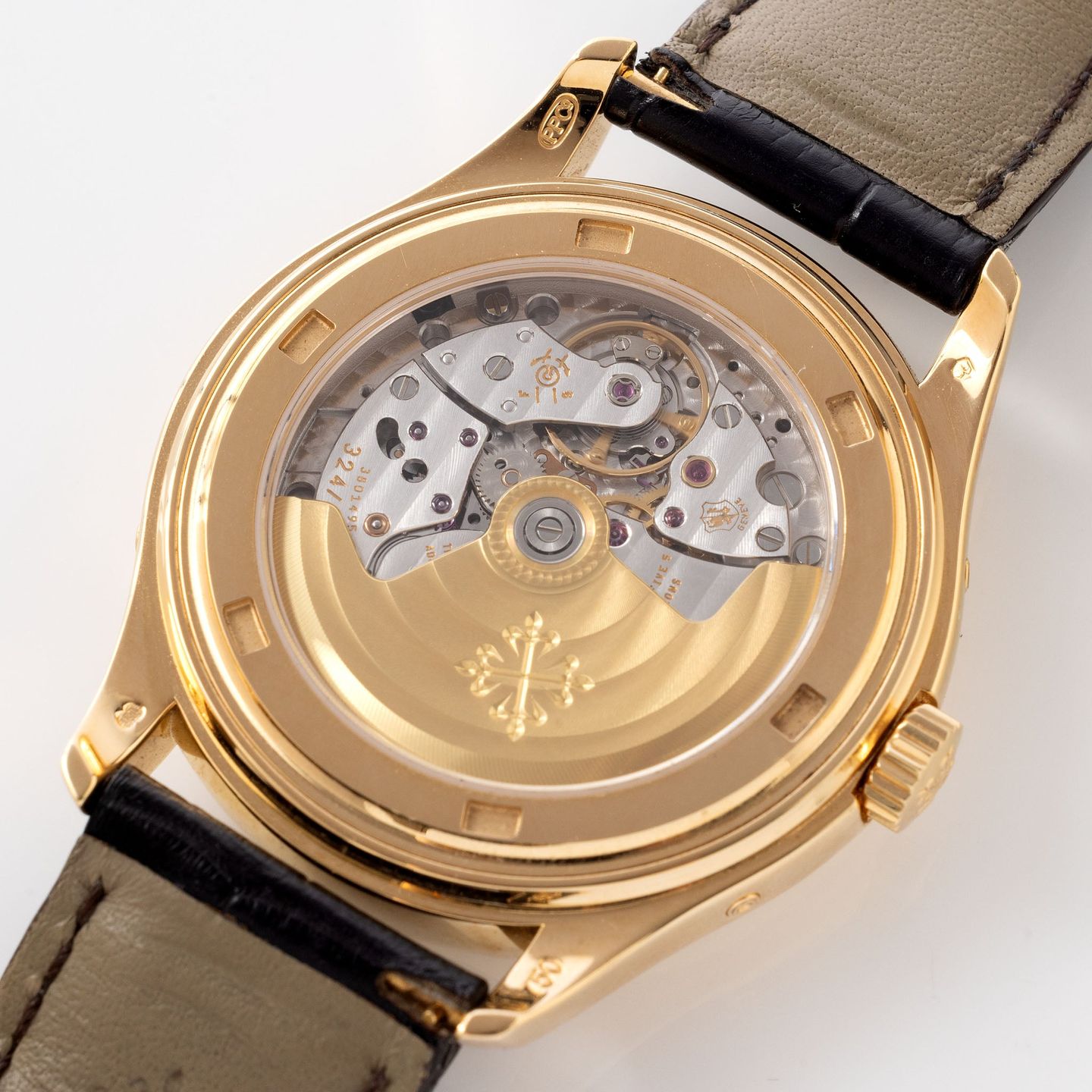 Patek Philippe Annual Calendar 5146J (2000) - Grijs wijzerplaat 39mm Geelgoud (8/8)