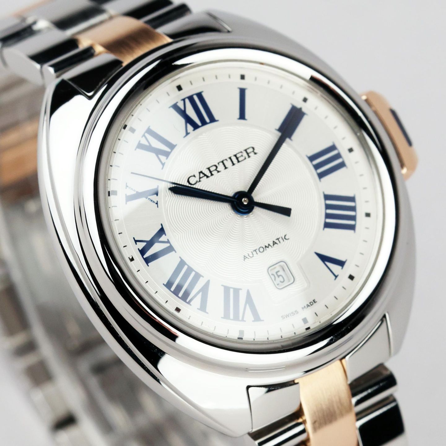 Cartier Clé de Cartier 3867 (2018) - Silver dial 31 mm Steel case (3/8)