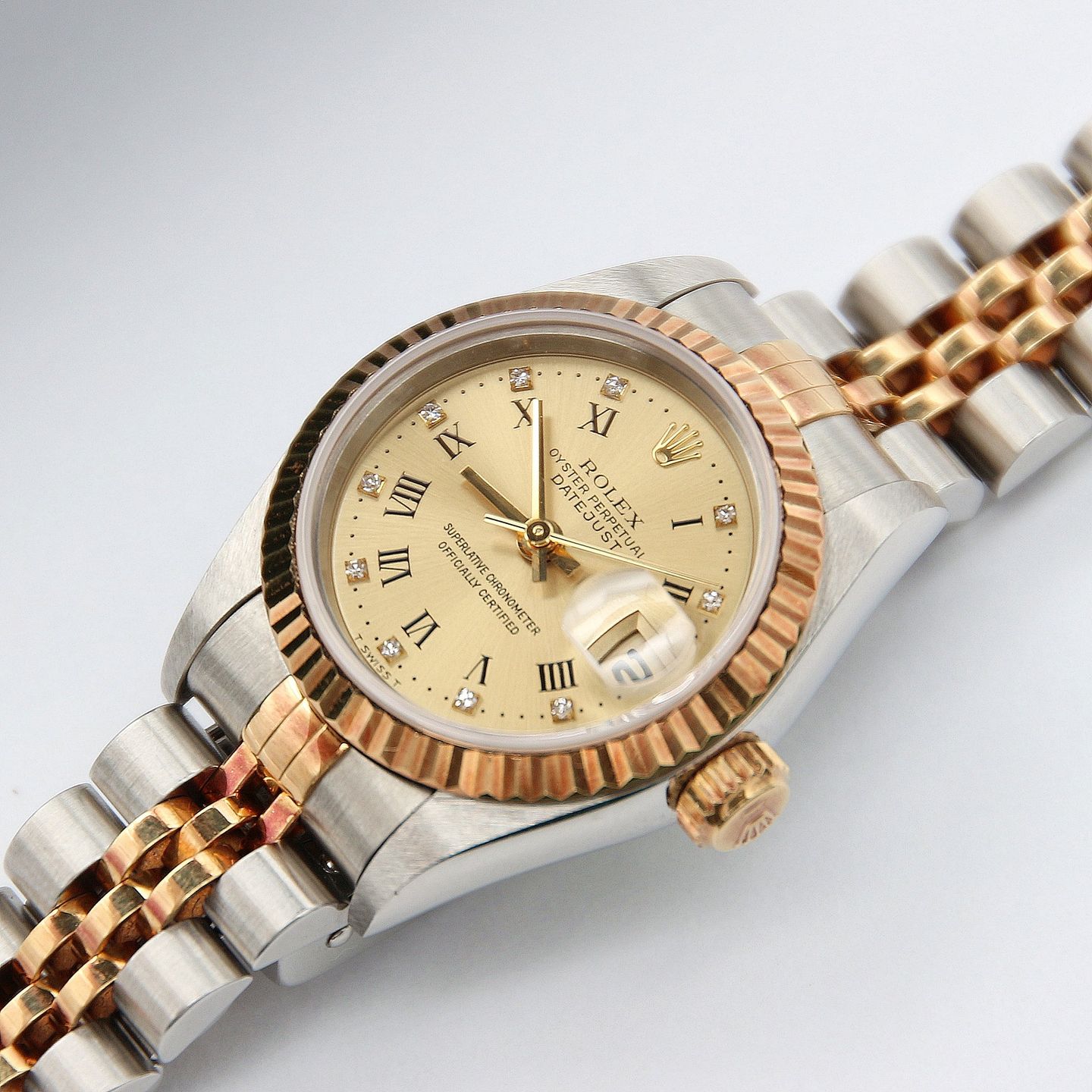 Rolex Lady-Datejust 69173 (Onbekend (willekeurig serienummer)) - 26mm Goud/Staal (1/8)