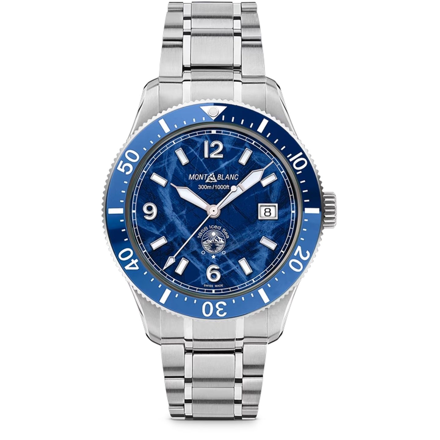 Montblanc 1858 129369 (2026) - Blue dial 41 mm Steel case (1/1)