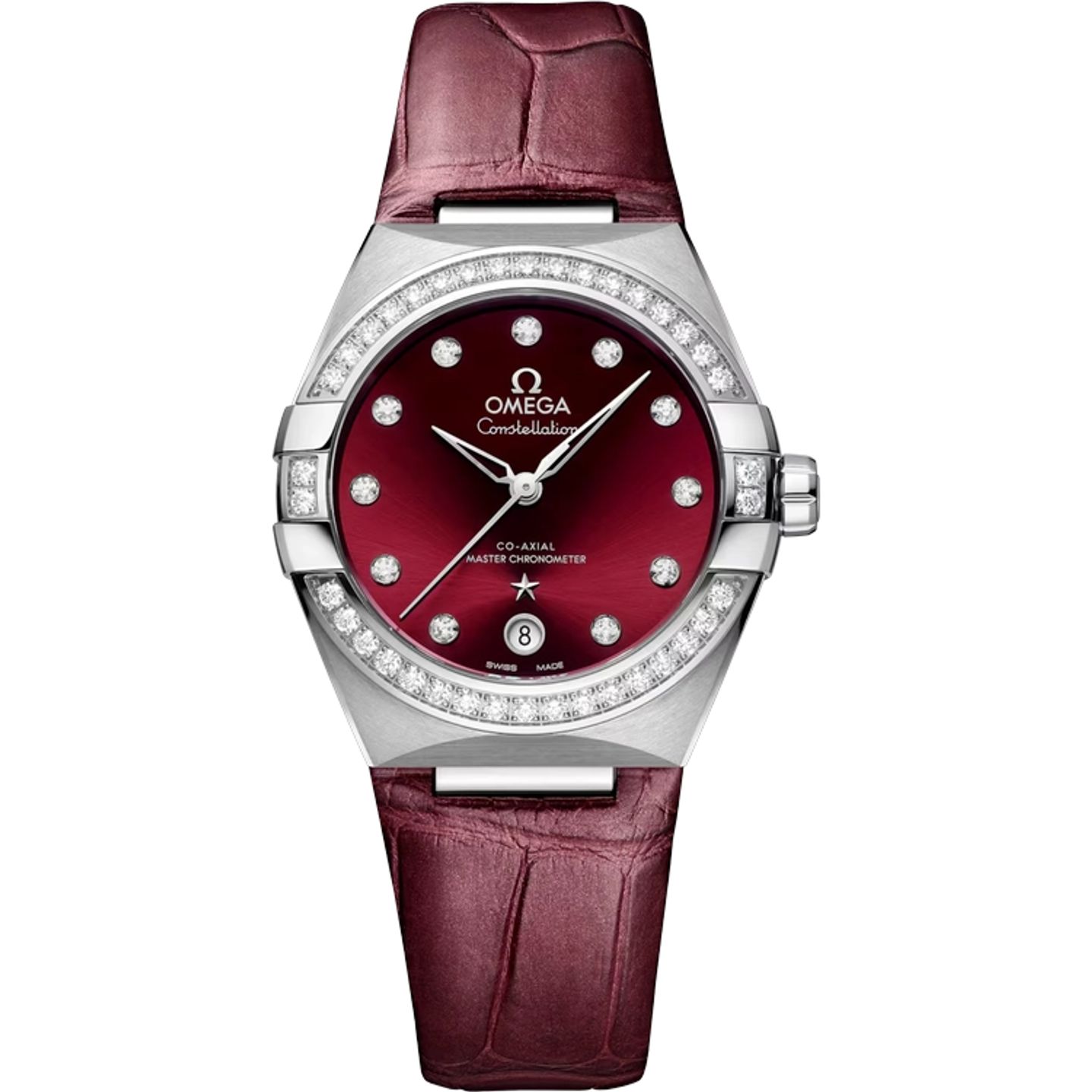 Omega Constellation 131.18.36.20.61.001 (2025) - Rood wijzerplaat 36mm Staal (1/1)