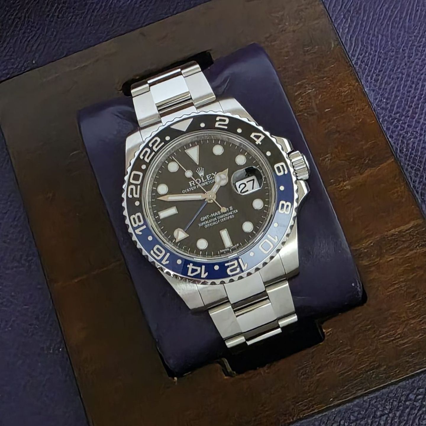 Rolex GMT-Master II 116710BLNR (Unknown (random serial)) - Black dial 40 mm Steel case (1/4)