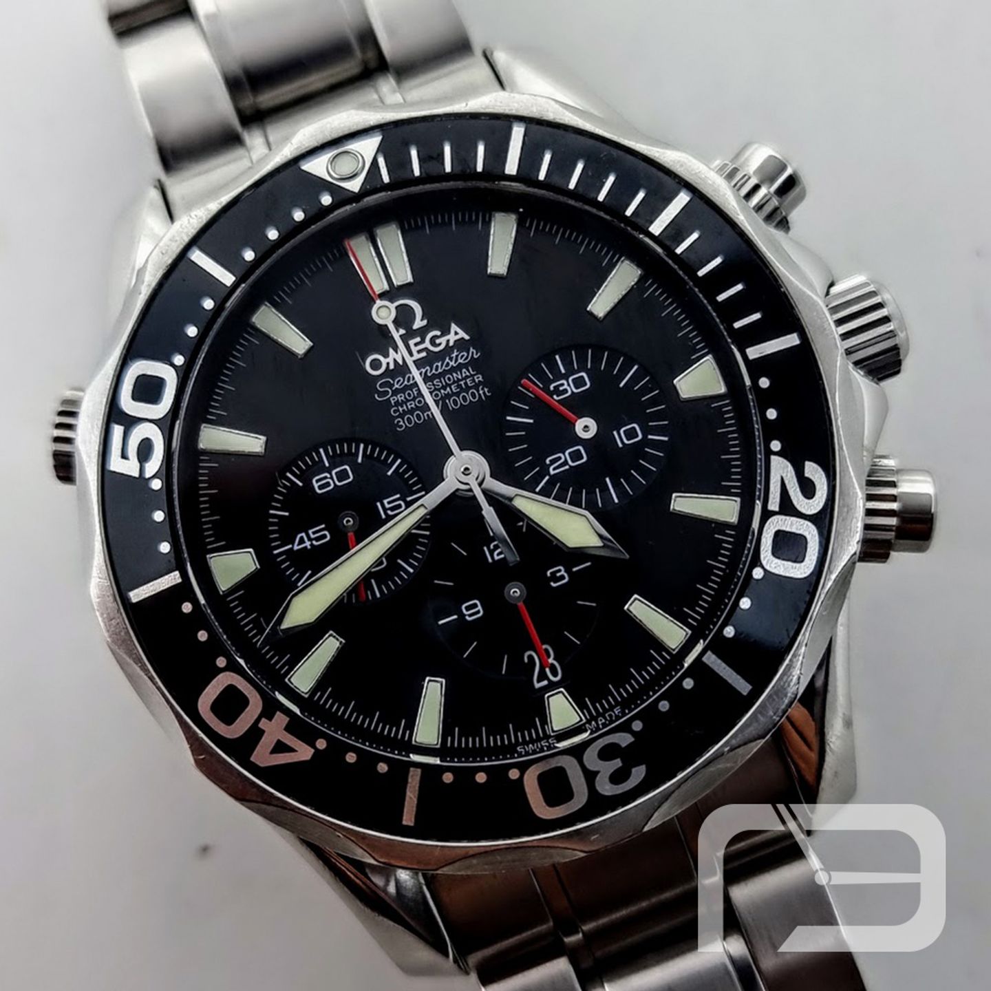 Omega Seamaster Diver 300 M 2594.52.00 (Unknown (random serial)) - Black dial 42 mm Steel case (2/8)