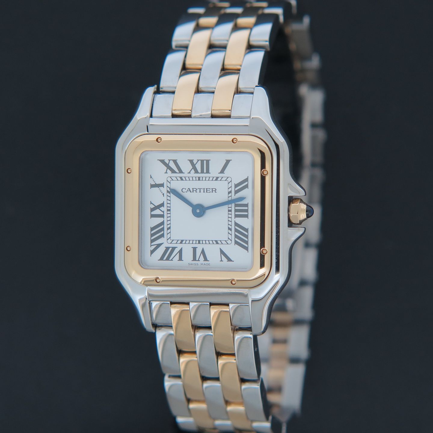 Cartier Panthère W2PN0007 (2023) - White dial 37 mm Gold/Steel case (1/6)