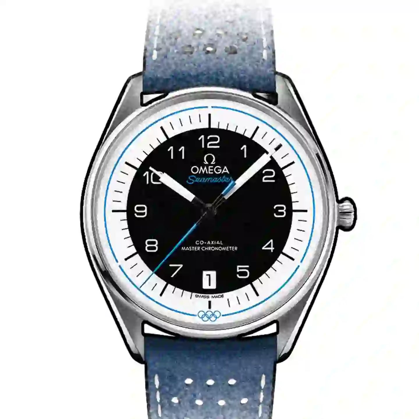 Omega Seamaster 522.32.40.20.01.001 (2025) - Zwart wijzerplaat 40mm Staal (1/2)